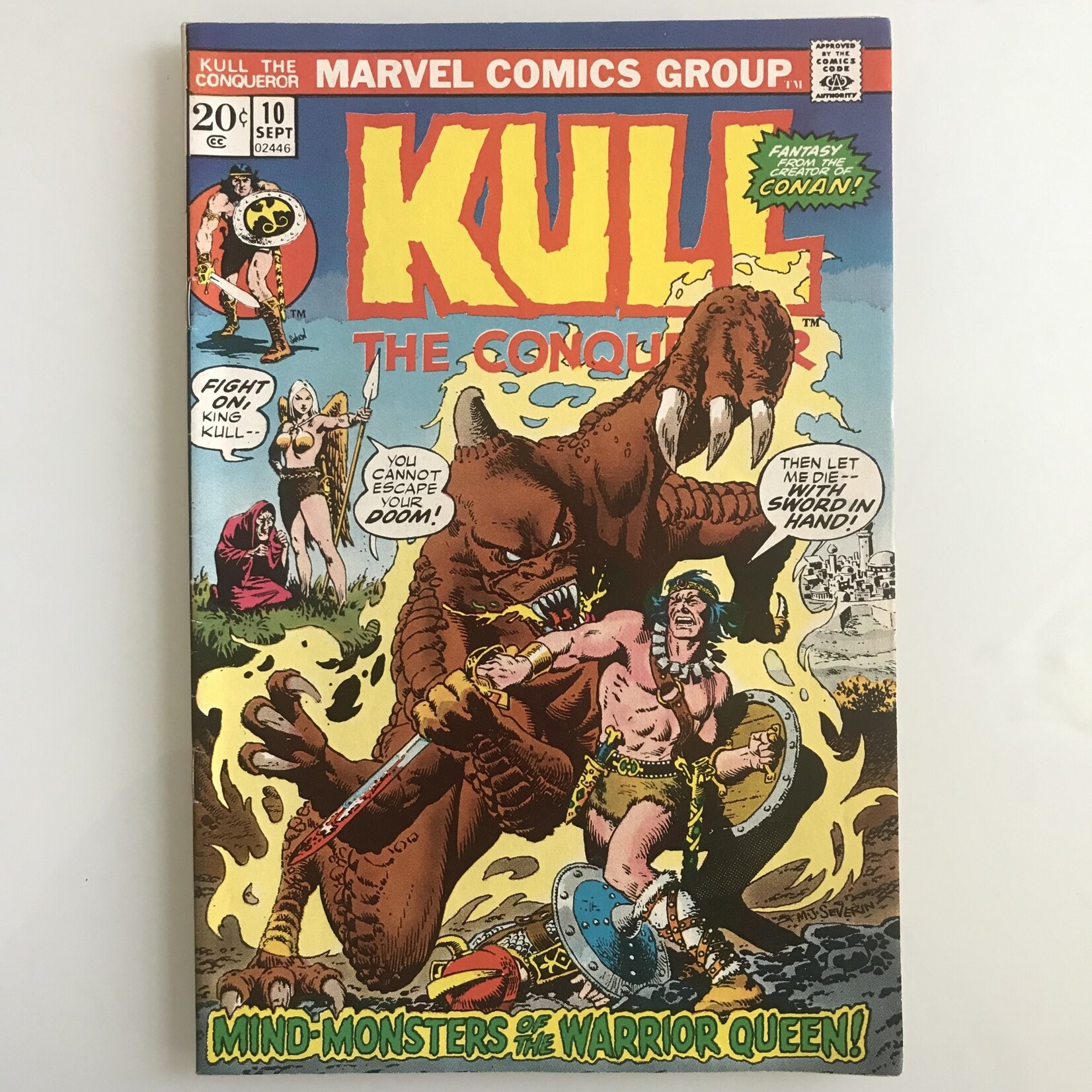 Kull The Conqueror - Vol. 1 #10 September 1973 - Comic Book