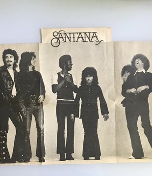 Santana - 1970s Poster 20x27 (Vintage)