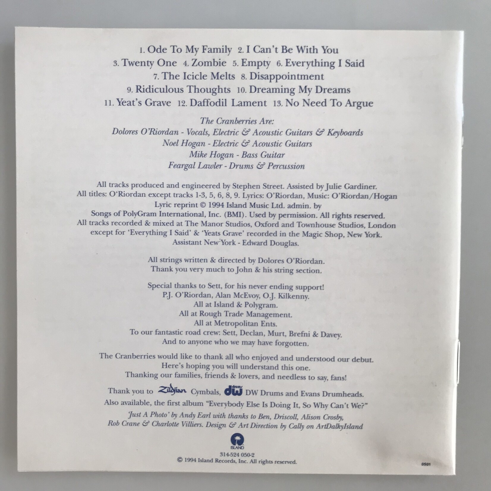 Cranberries - No Need To Argue - CD (USED)