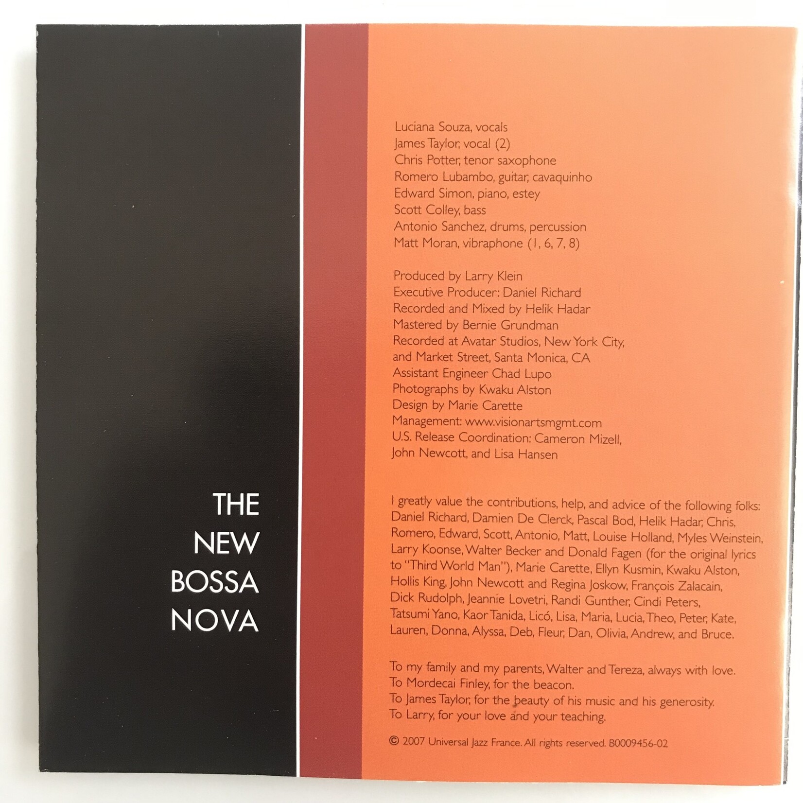 Luciana Souza - The New Bossa Nova - CD (USED)