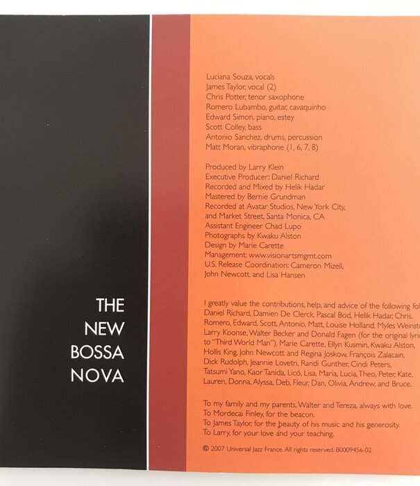 Luciana Souza - The New Bossa Nova - CD (USED)