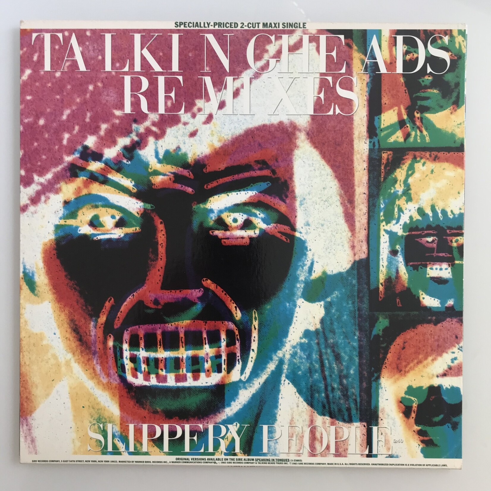 Talking Heads - Remixes: Making Flippy Floppy / Slippery People - Vinyl 12-Inch Single (USED)