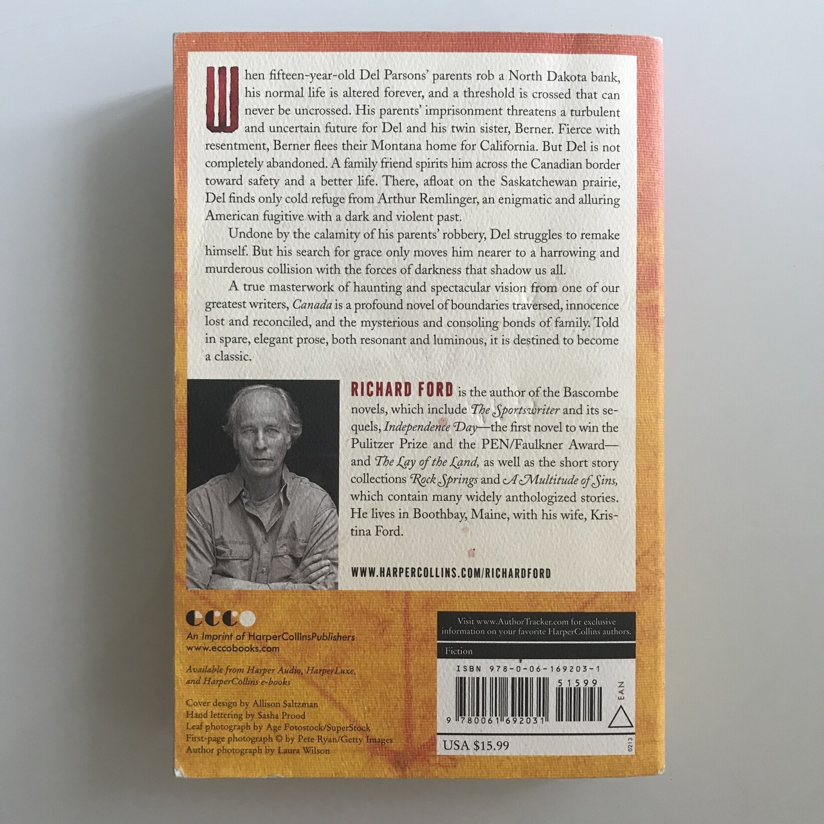 Richard Ford - Canada - Paperback (USED)