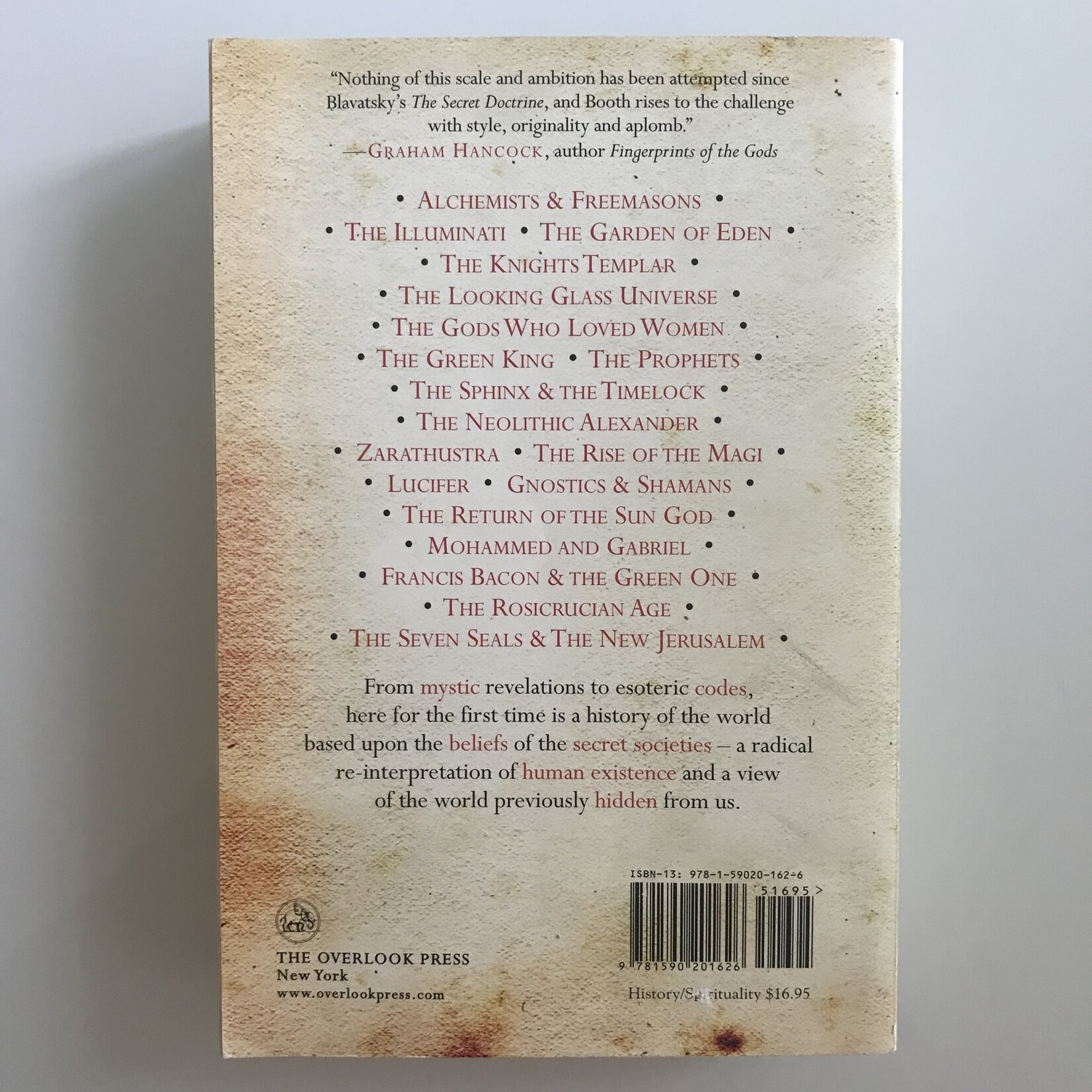 Mark Booth - The Secret History Of The World - Paperback (USED)