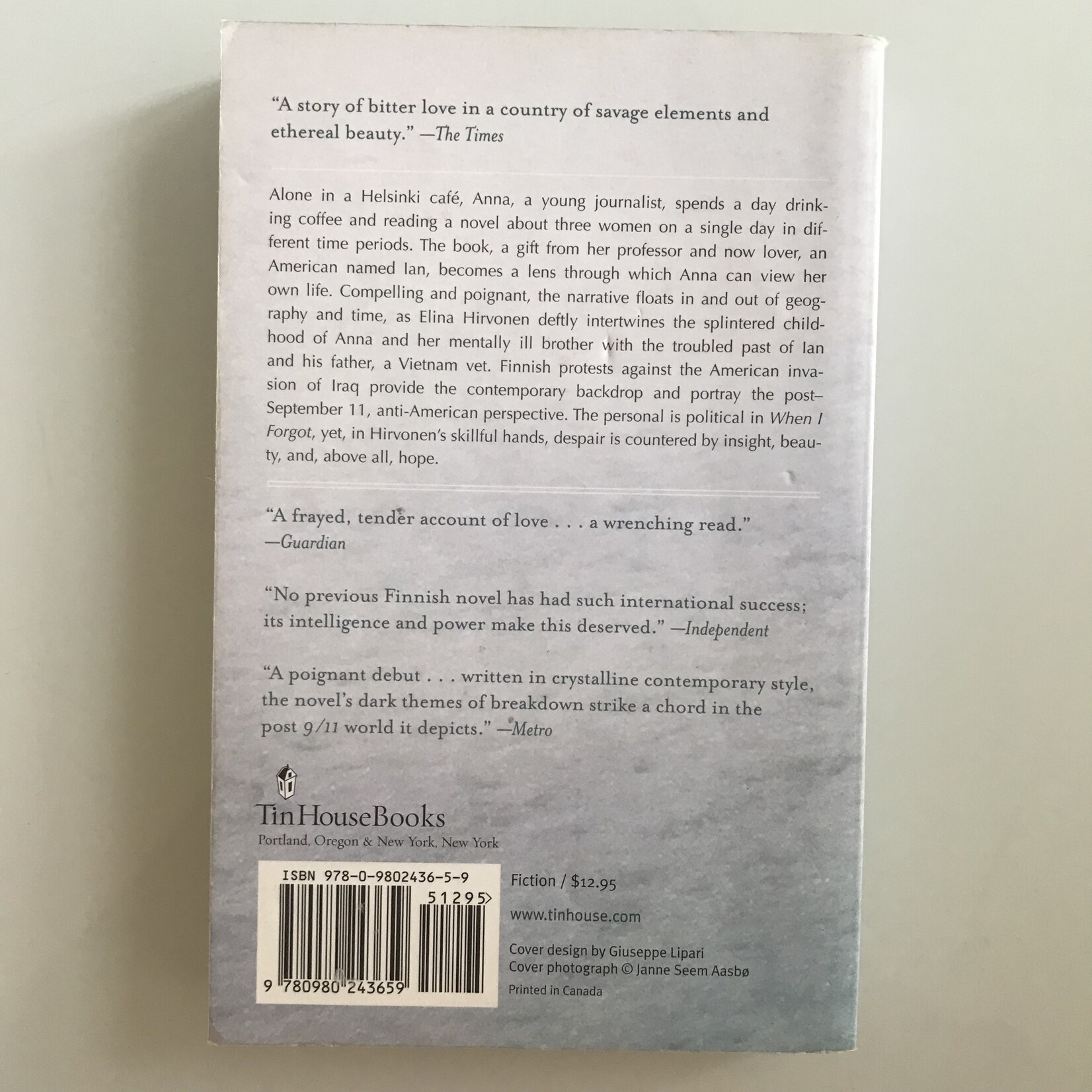 Elina Hirvonen - When I Forgot - Paperback (USED)