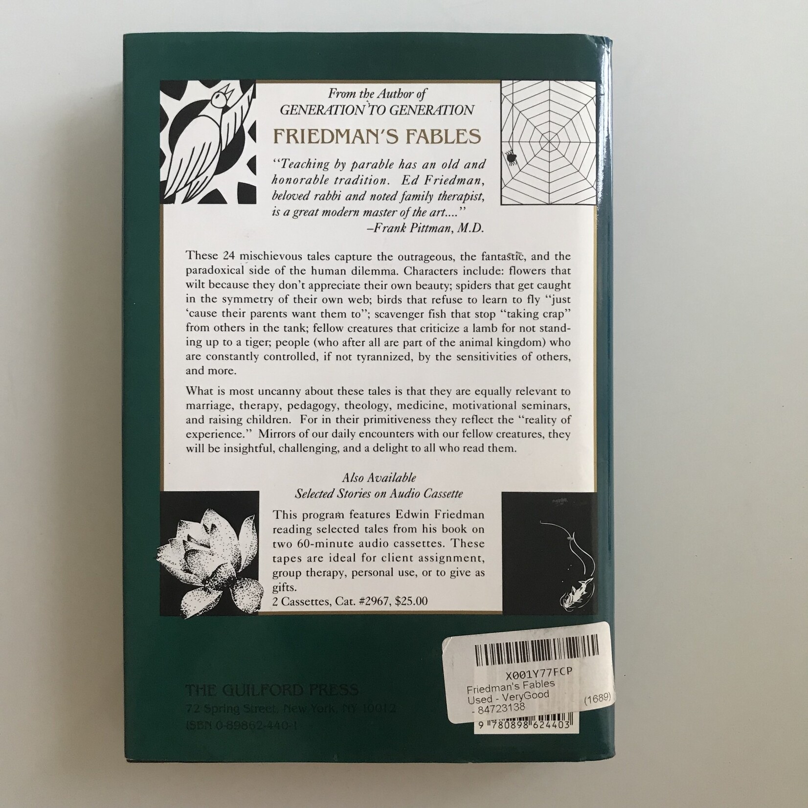 Edwin H. Friedman - Friedman’s Fables - Hardback (USED)