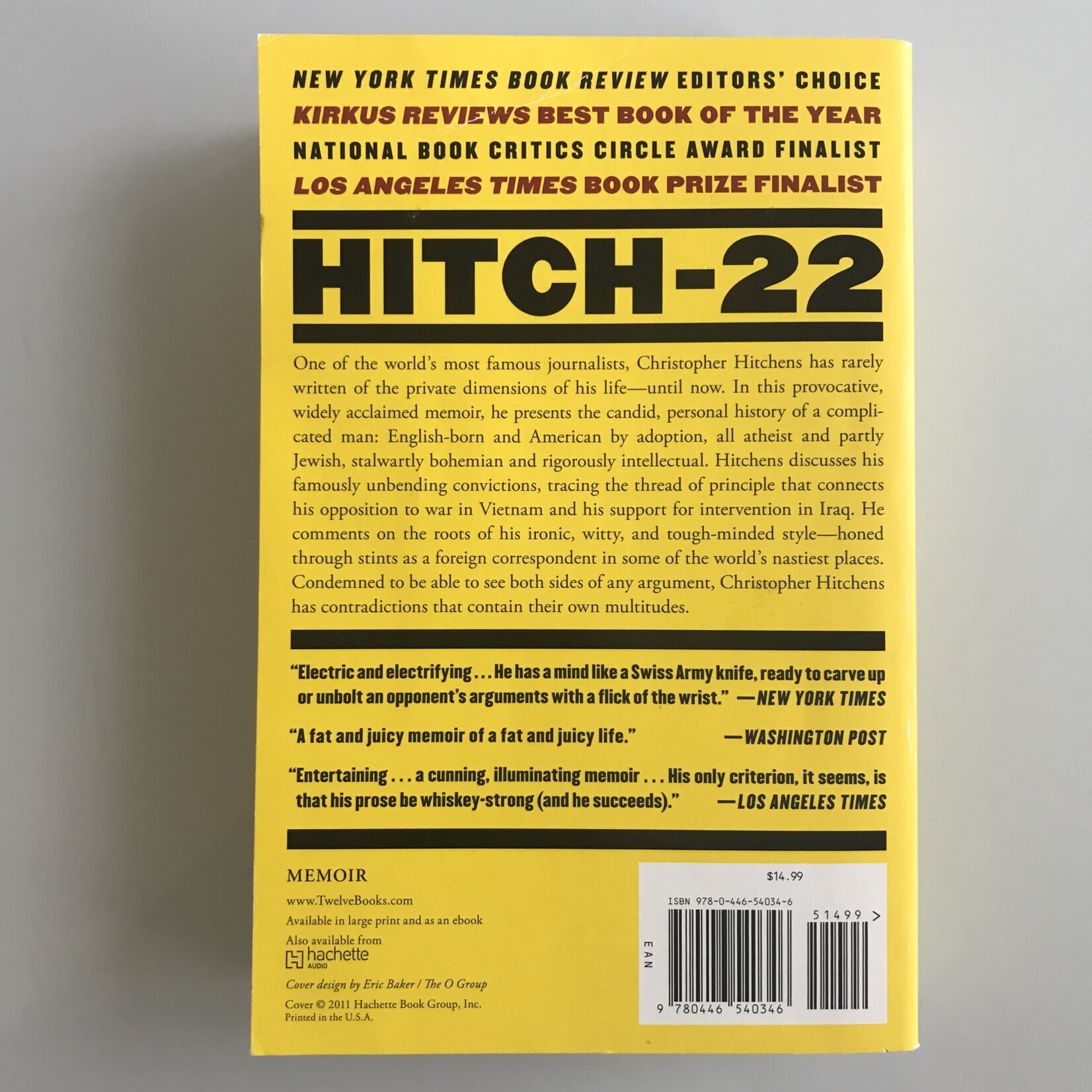 Christopher Hitchens - Hitch 22 - Paperback (USED)