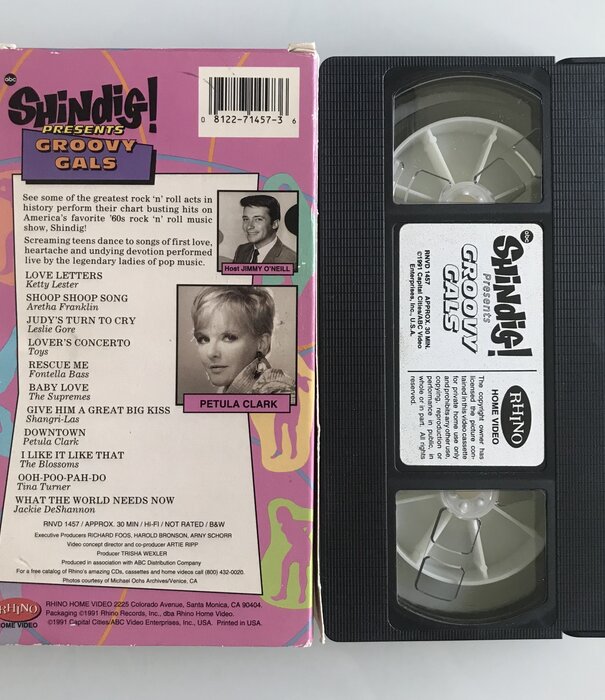Shindig Presents Groovy Gals (1991) - VHS