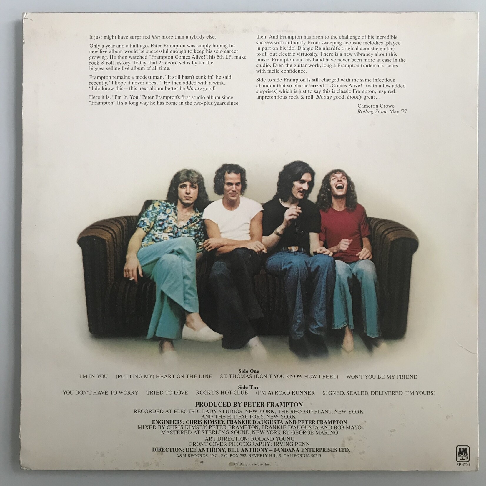 Peter Frampton - I’m In You - Vinyl LP (USED)