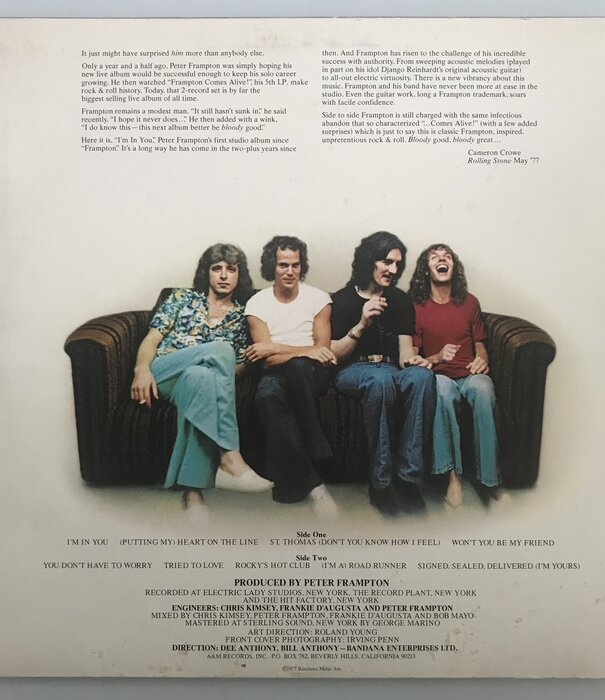 Peter Frampton - I’m In You - Vinyl LP (USED)