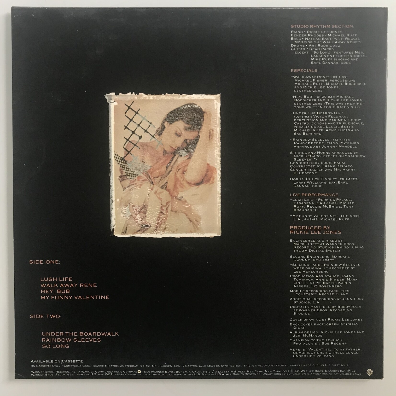 Rickie Lee Jones - Girl At Her Volcano - Vinyl LP (USED)