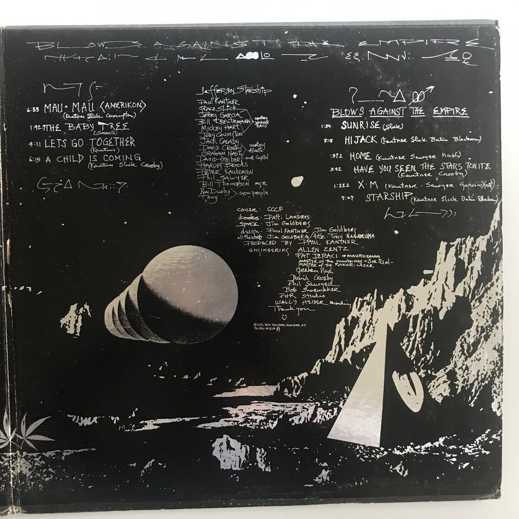 Paul Kantner & Jefferson Starship - Blows Against The Empire - Vinyl LP (USED)