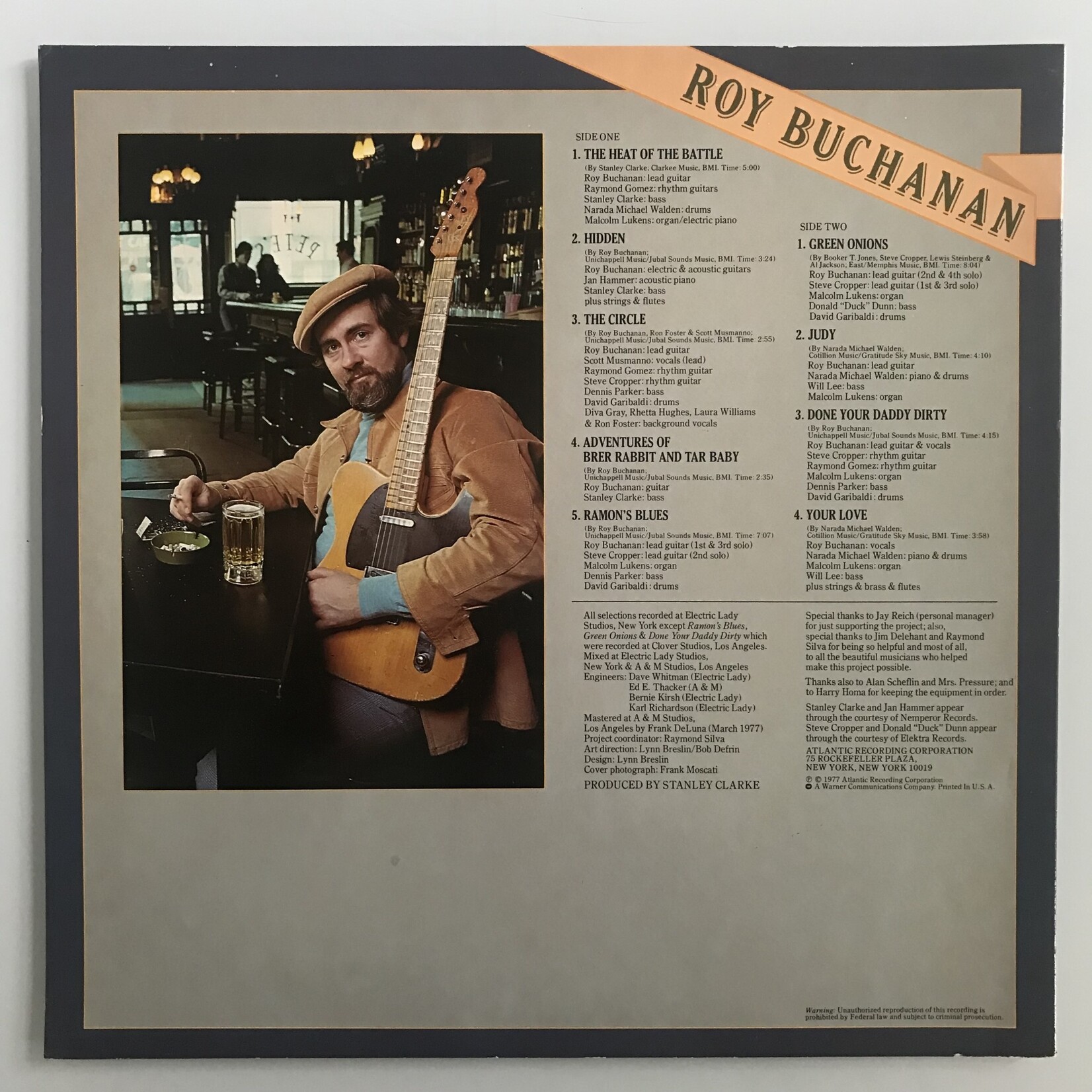 Roy Buchanon - Loading Zone - Vinyl LP (USED)