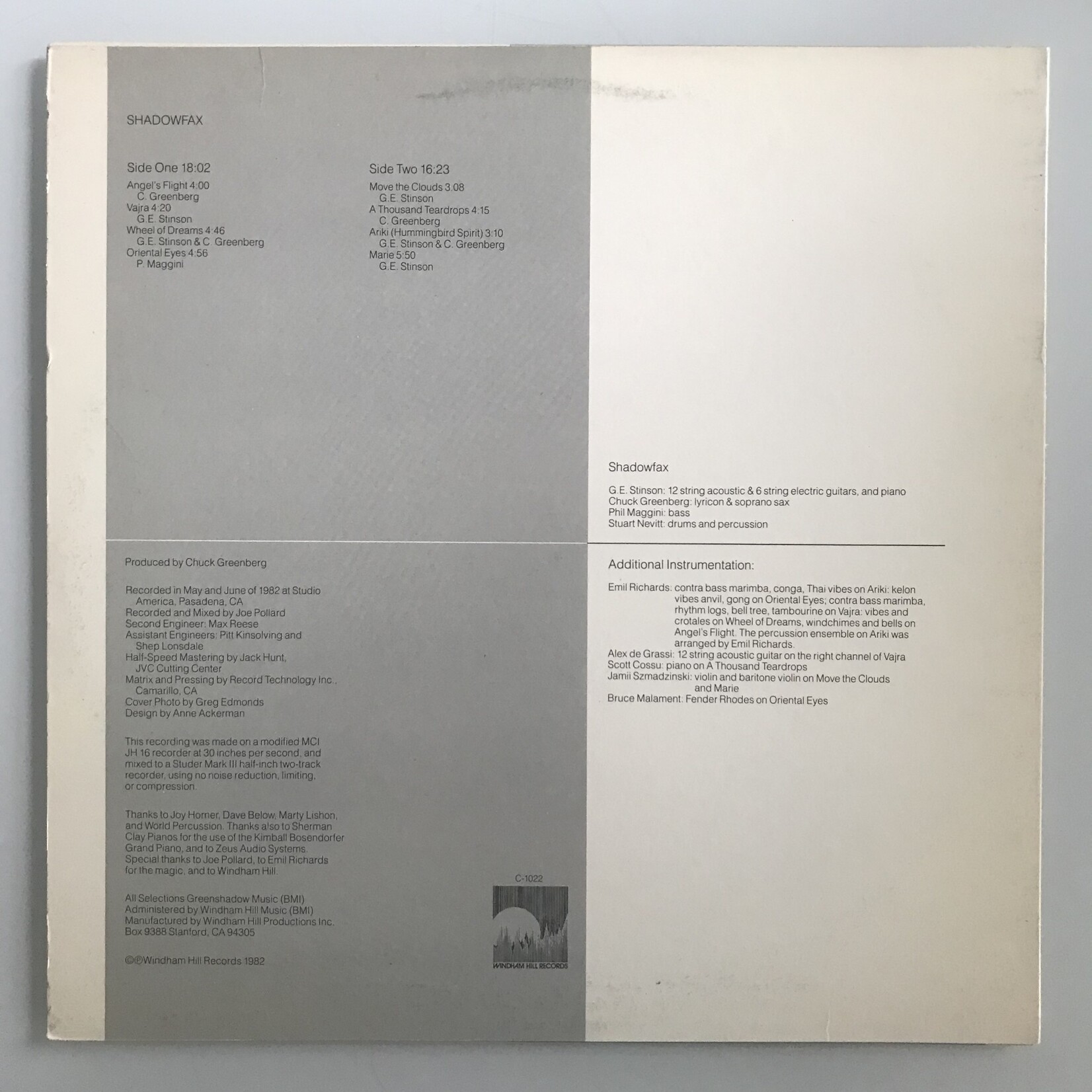 Shadowfax - Shadowfax - Vinyl LP (USED)