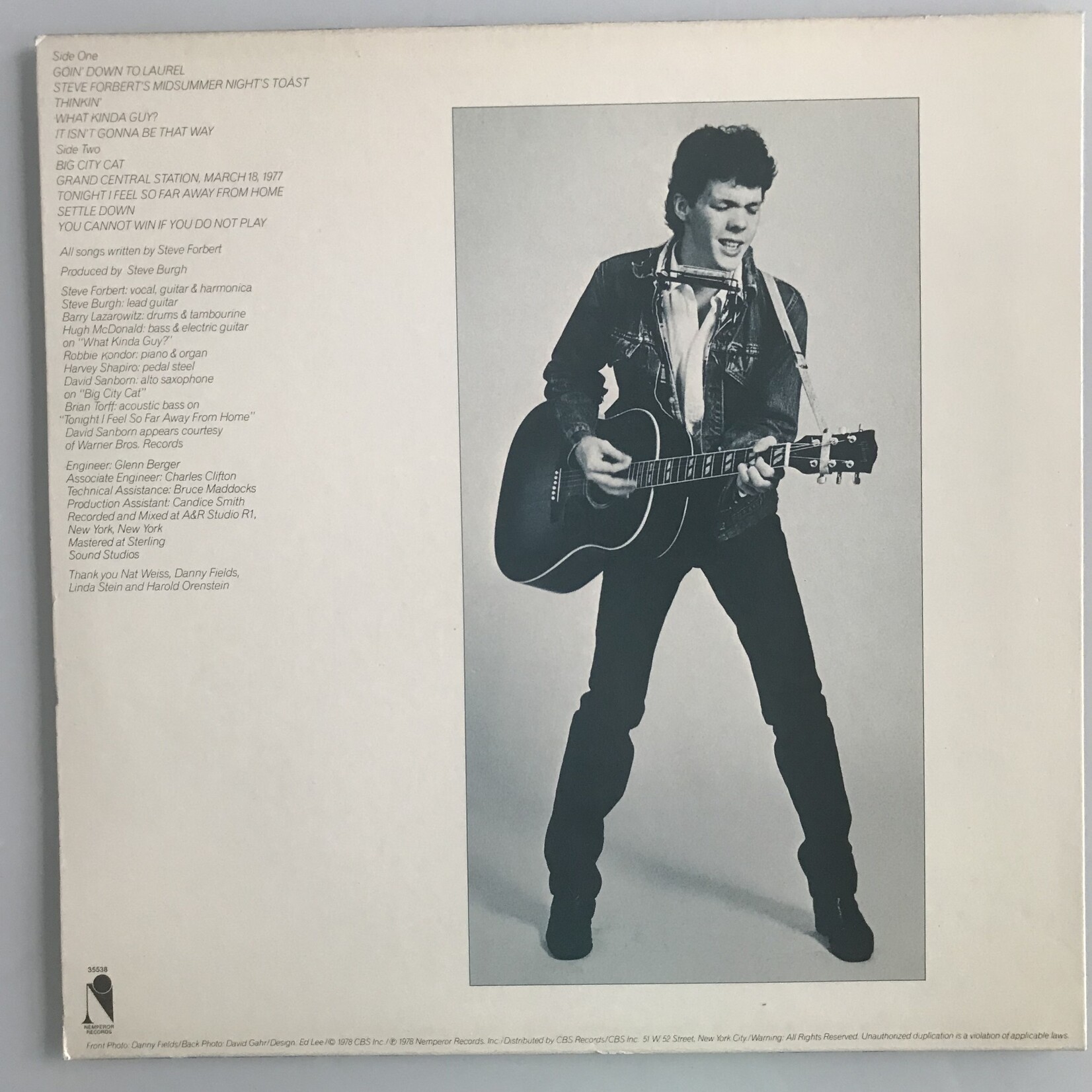 Steve Forbert - Alive On Arrival - Vinyl LP (USED)