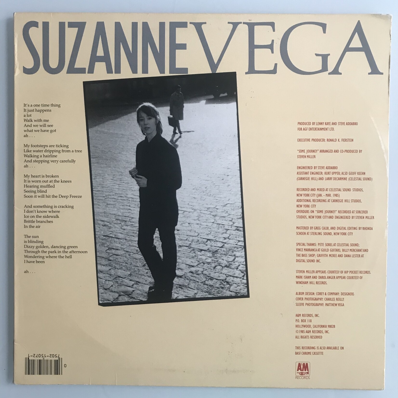 Suzanne Vega - Suzanne Vega - Vinyl LP (USED)