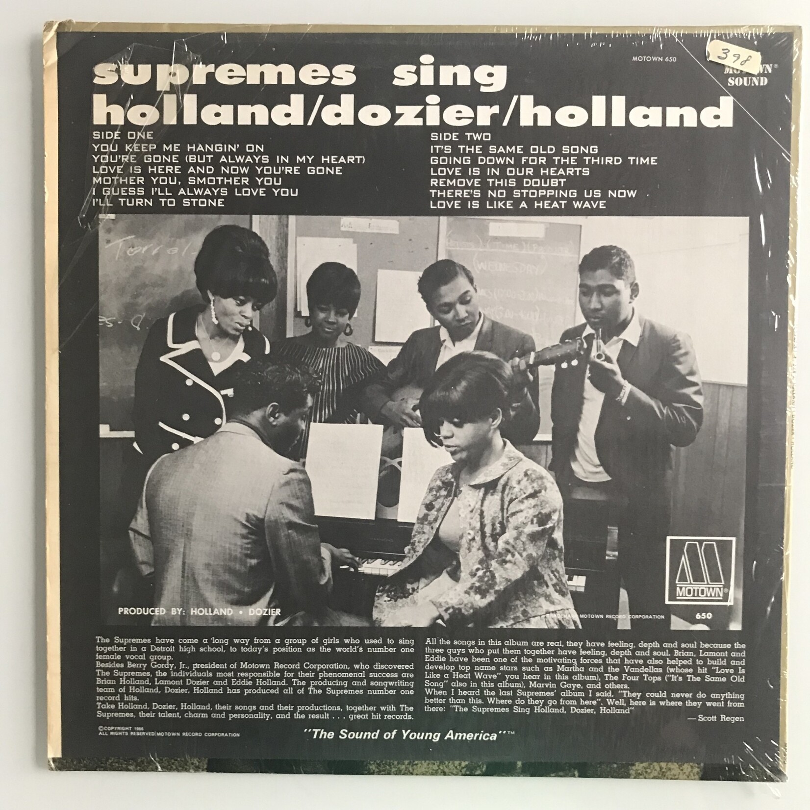 Supremes - Sing Holland Dozier Holland - Vinyl LP (USED)