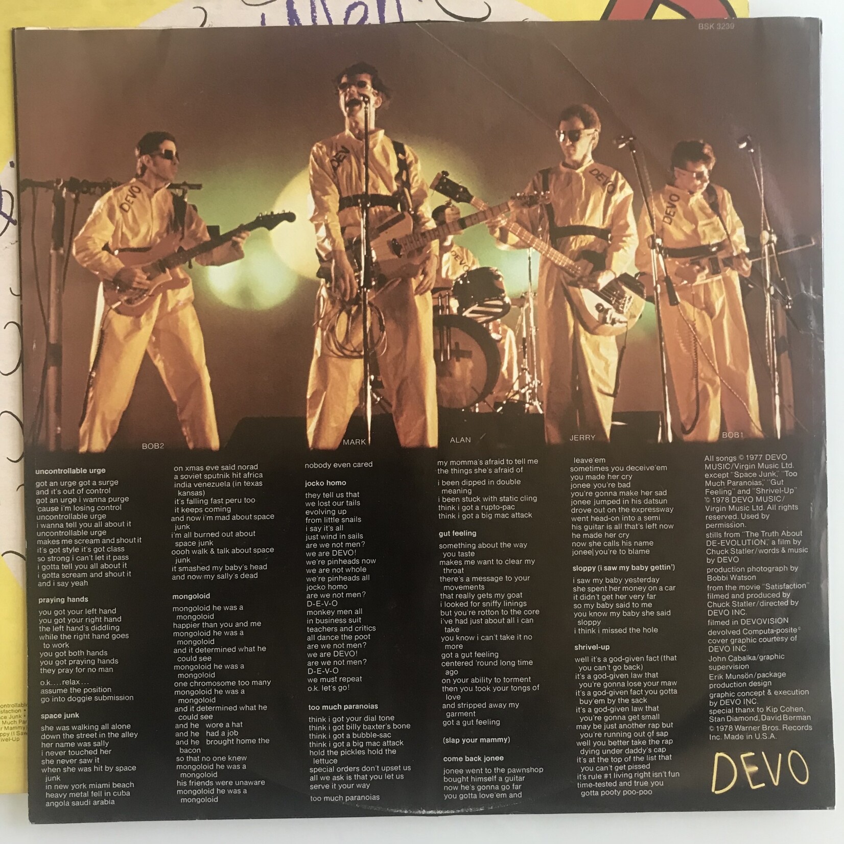 Devo - Are We Not Men? We Are Devo! - Vinyl LP (USED)
