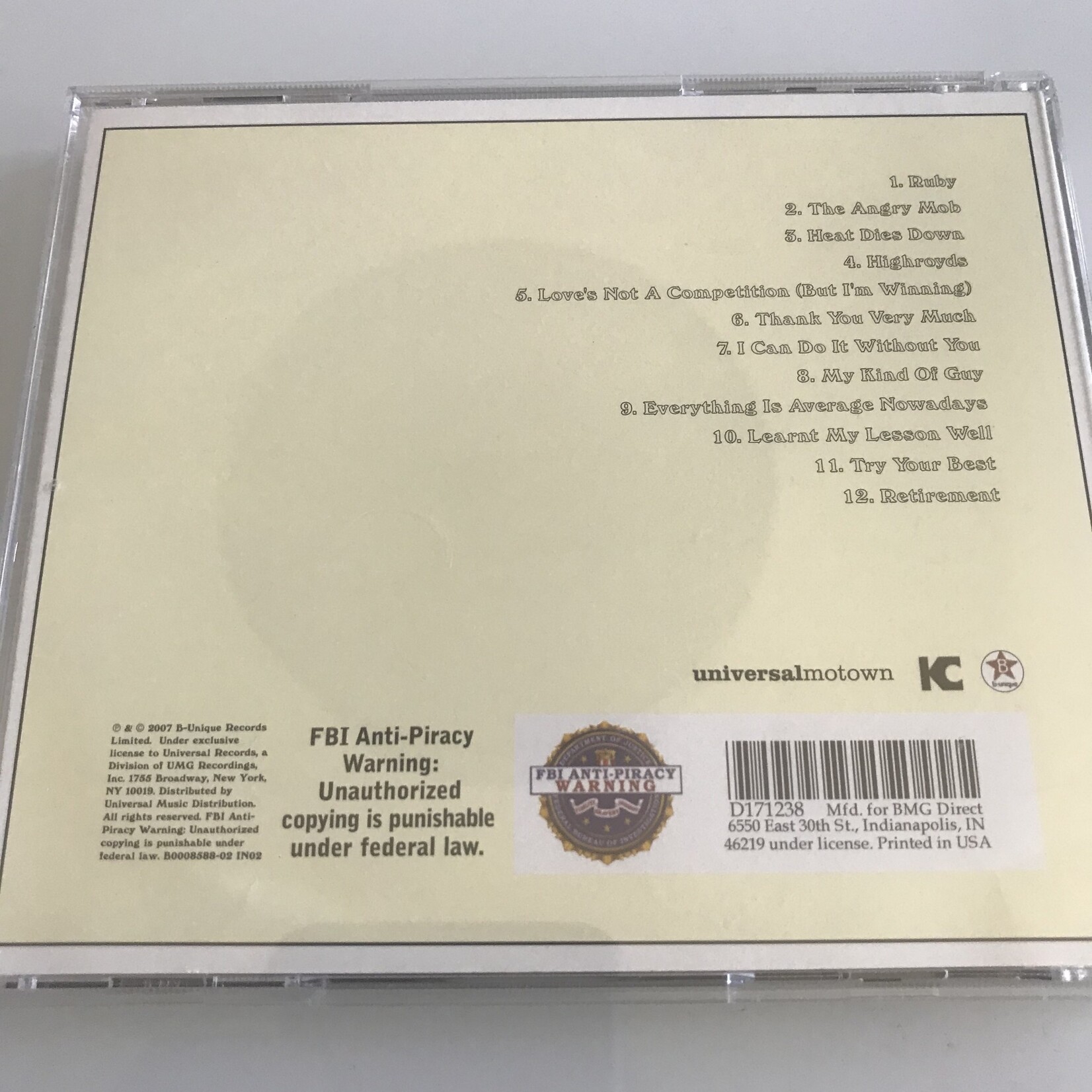 Kaiser Chiefs - Yours Truly, Angry Mob - CD (USED)