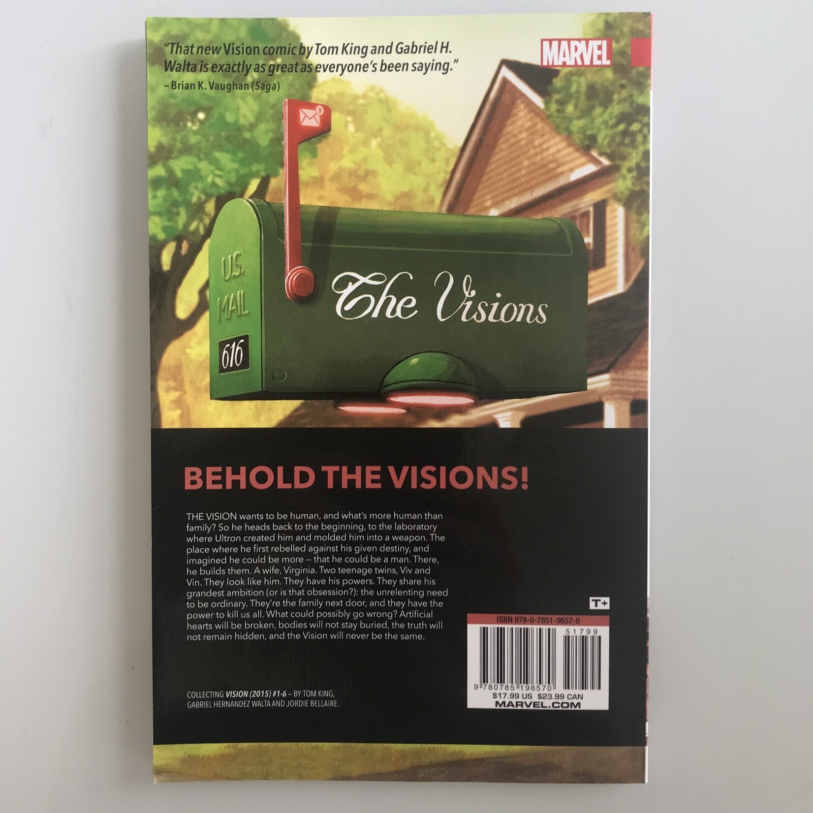 Vision - Volume One: Little Worse Than A Man - Trade Paperback (USED)