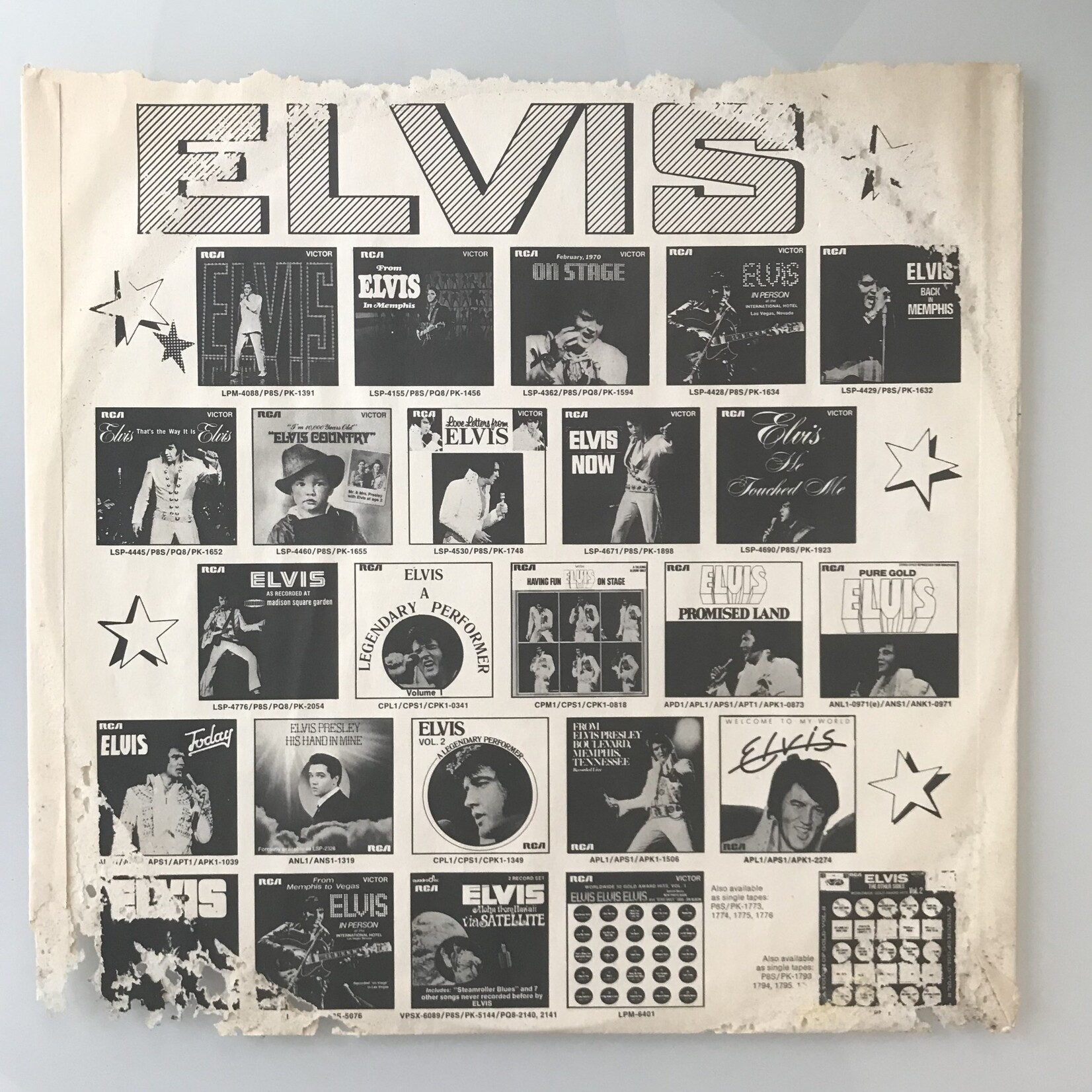 Elvis Presley - Moody Blue - Vinyl (Blue) LP (USED)