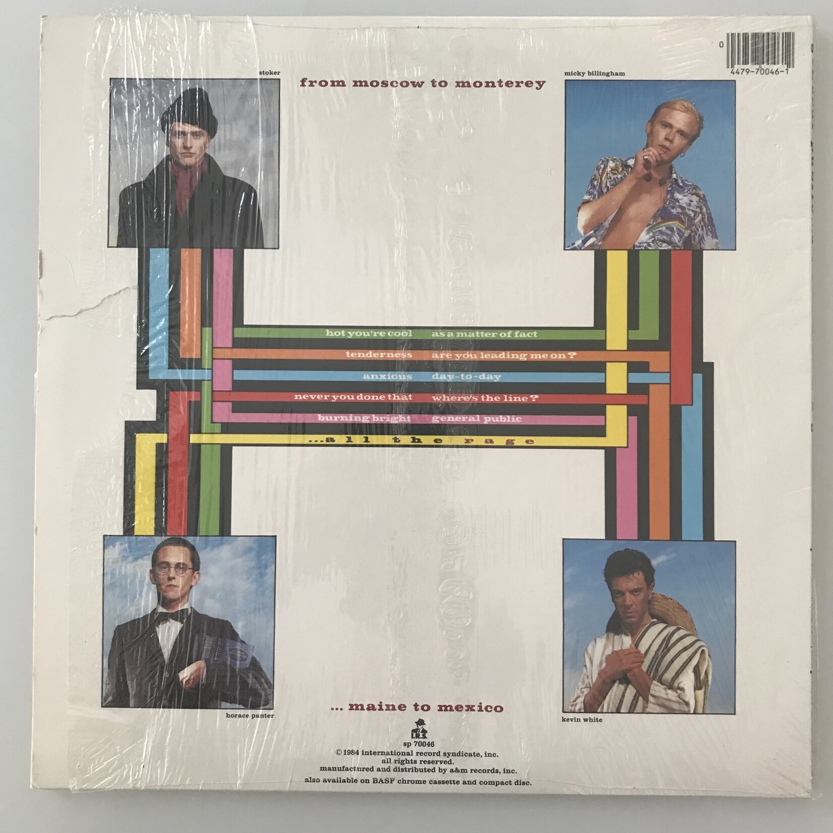 General Public - All The Rage - Vinyl LP (USED)