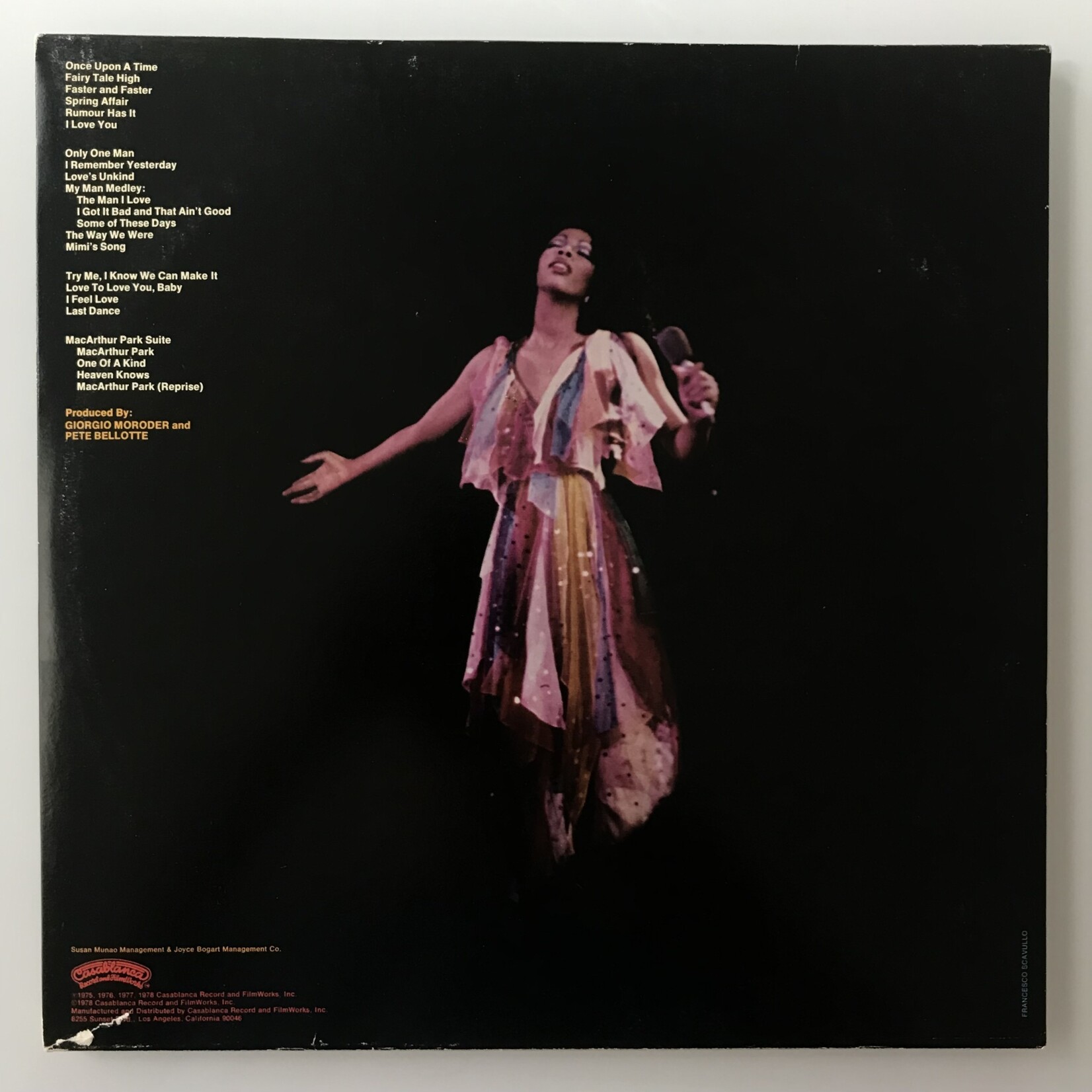 Donna Summer - Live And More - Vinyl LP (USED)