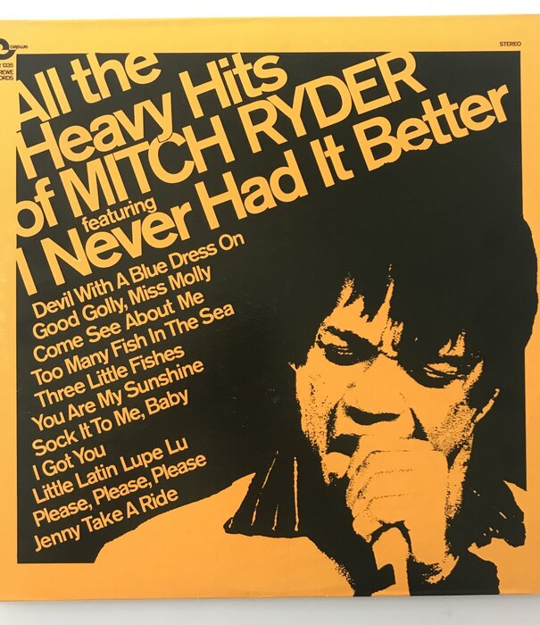 Mitch Ryder - All The Heavy Hits Of Mitch Ryder - Vinyl LP (USED)