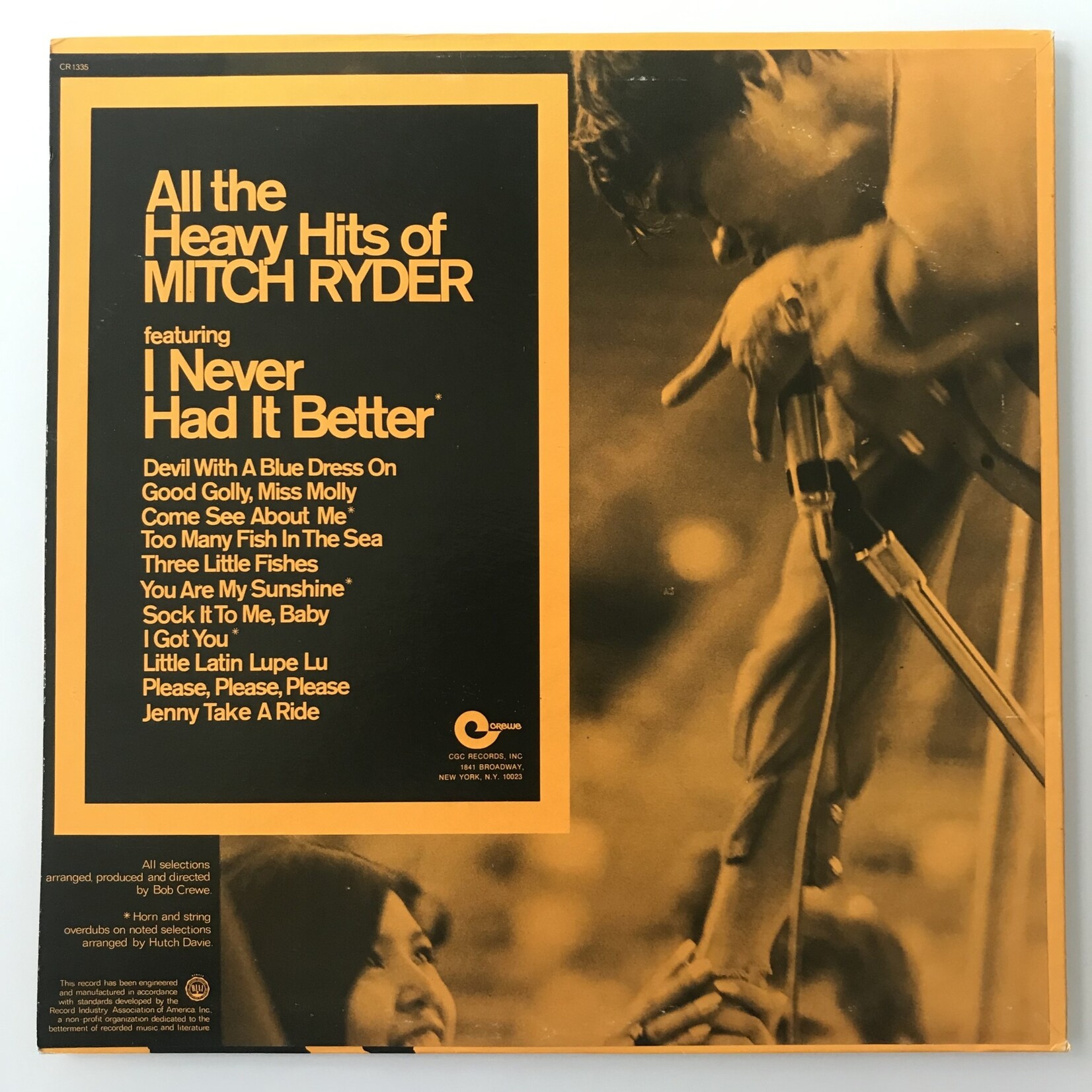 Mitch Ryder - All The Heavy Hits Of Mitch Ryder - Vinyl LP (USED)