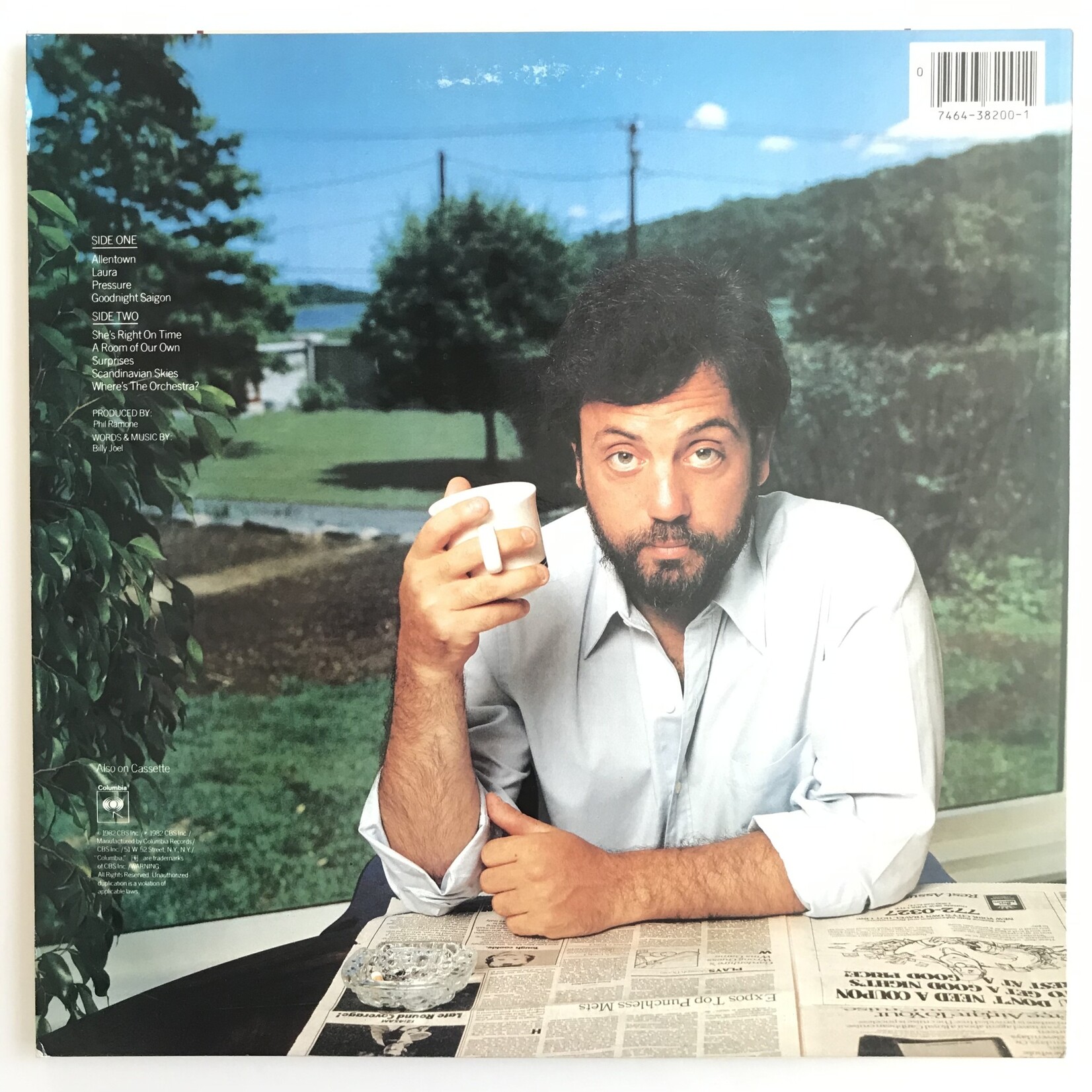 Billy Joel - The Nylon Curtain - QC38200 - Vinyl LP (USED)