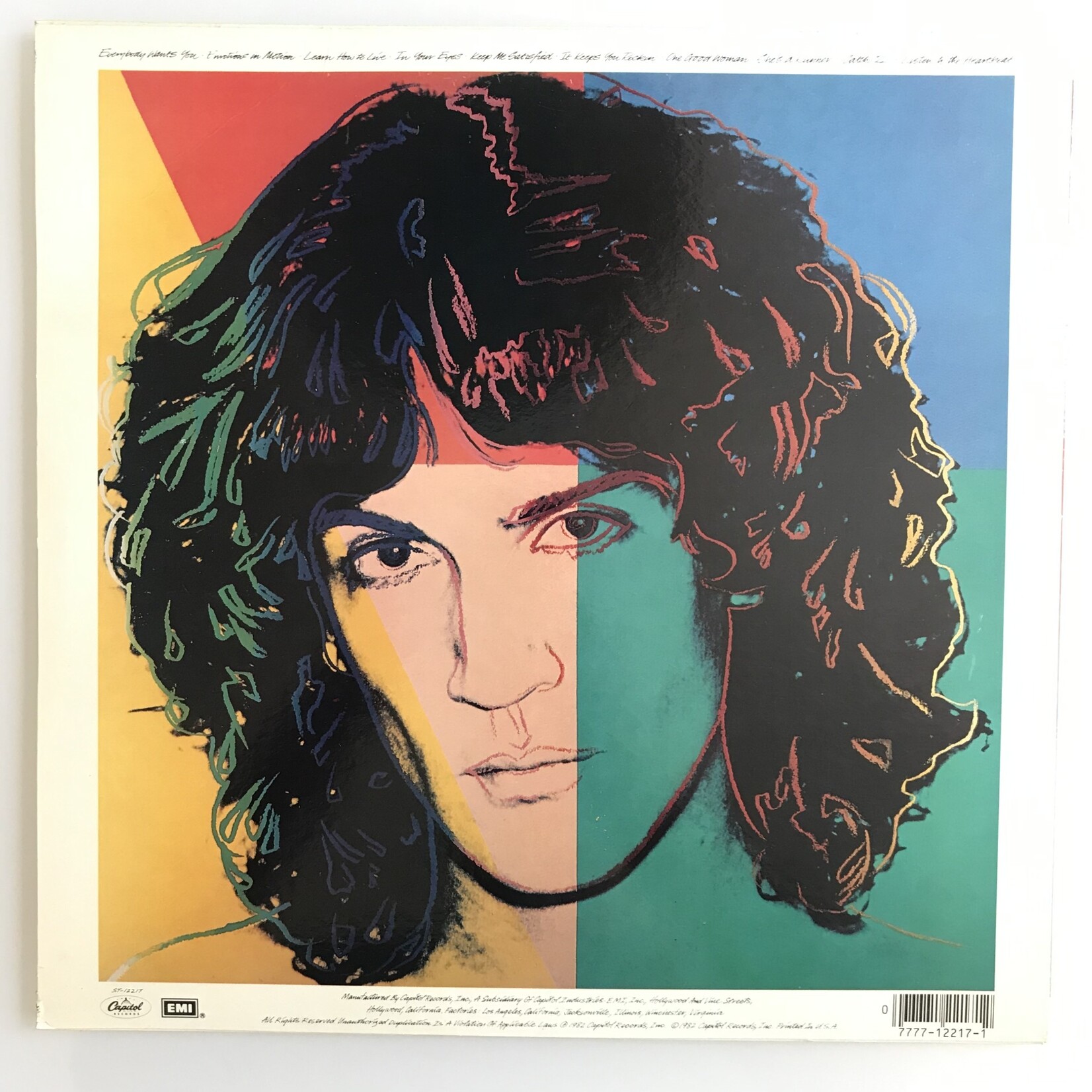 Billy Squier - Emotions In Motion - Vinyl LP (USED)