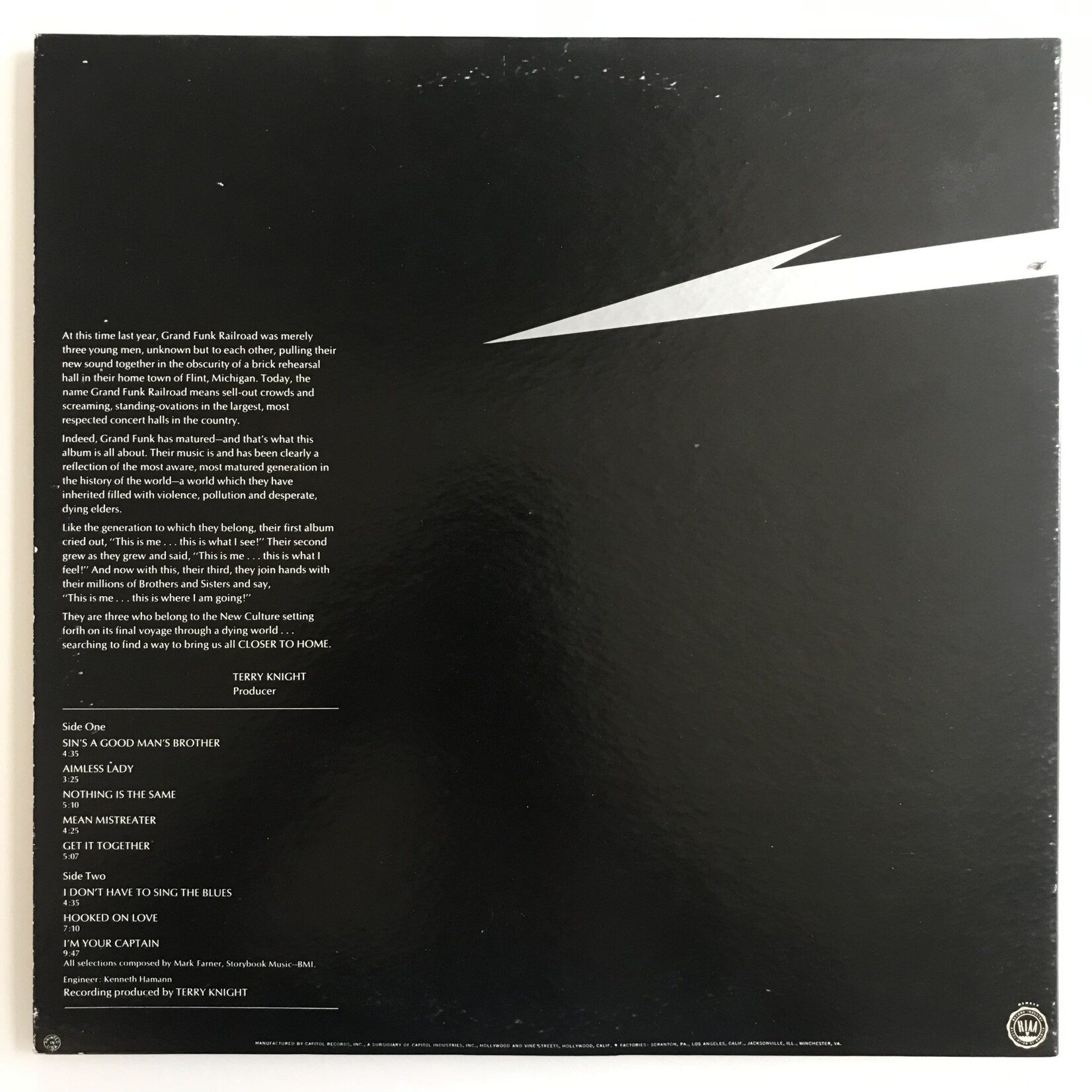 Grand Funk Railroad - Closer To Home - Vinyl LP (USED)