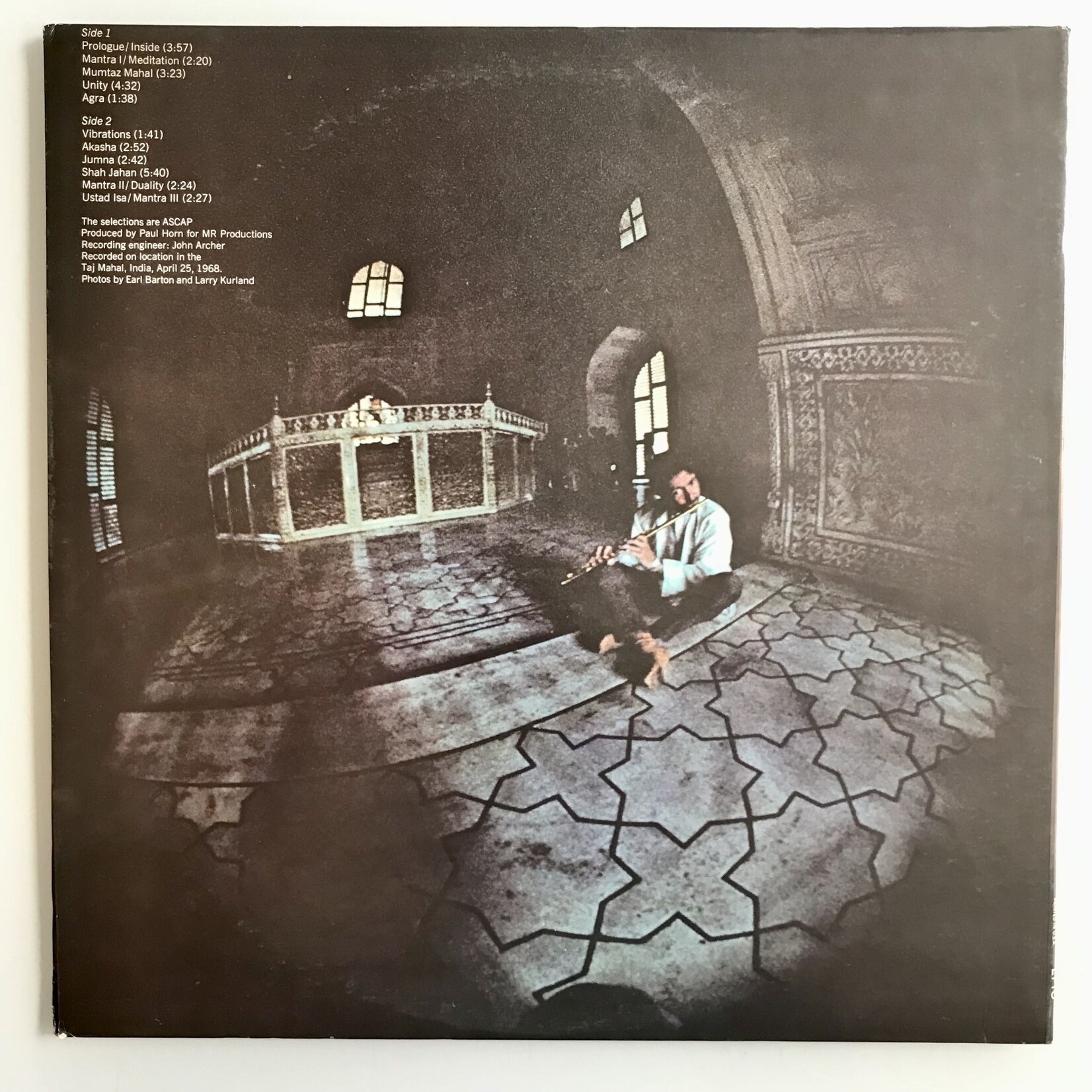 Paul Horn - Inside - Vinyl LP (USED)