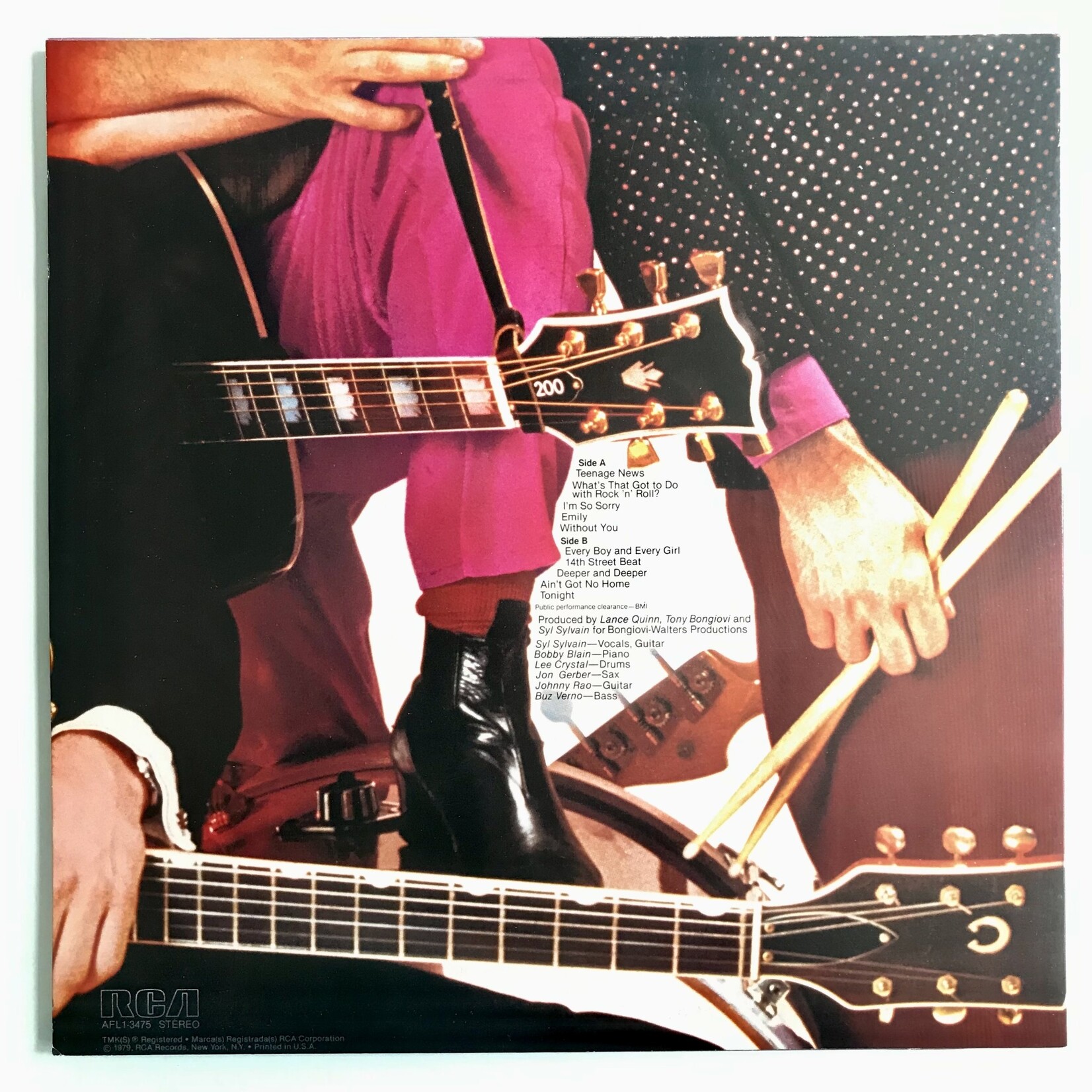 Sylvain Sylvain - Sylvain Sylvain - Vinyl LP (USED)