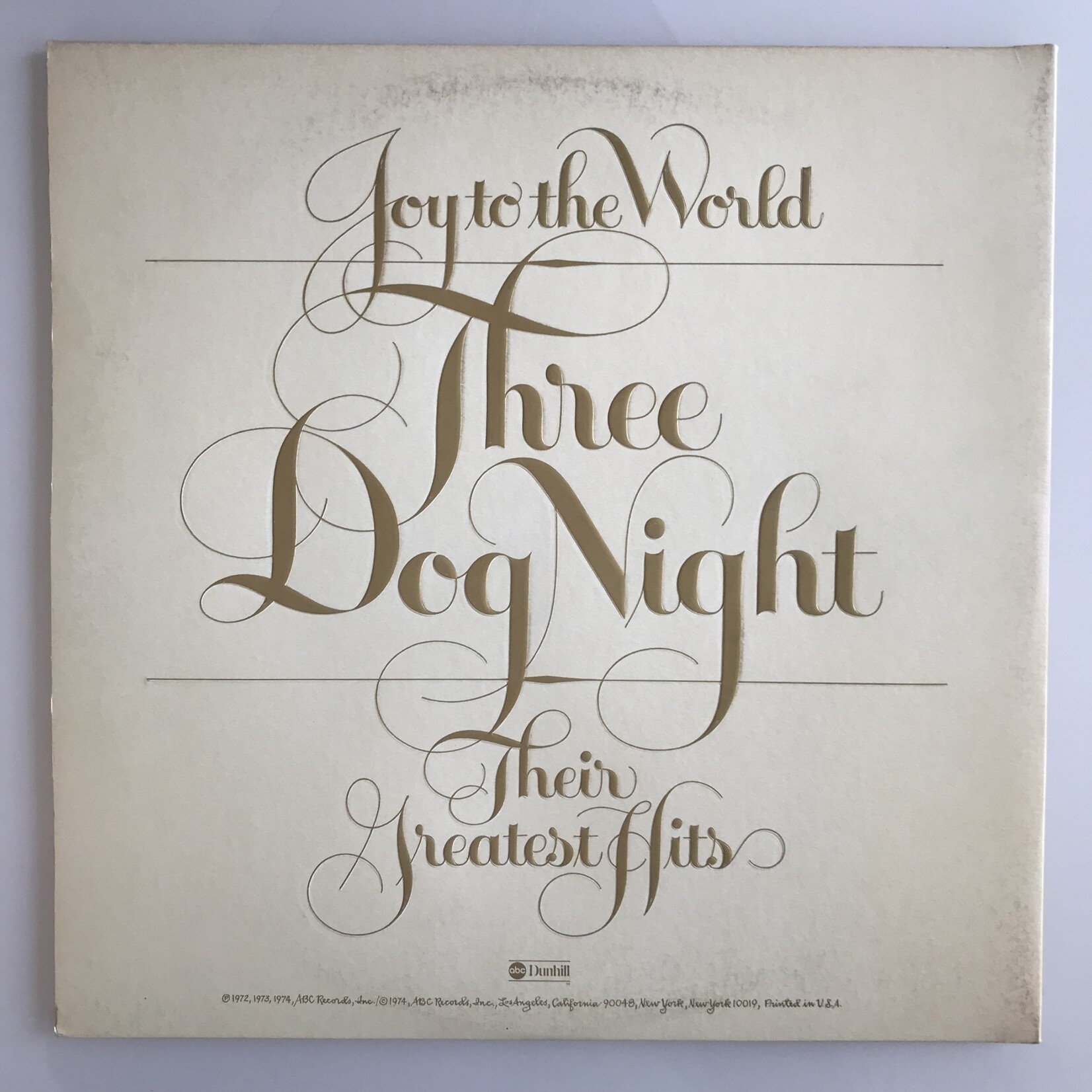 Three Dog Night - Joy To The World: Their Greatest Hits - Vinyl LP (USED)