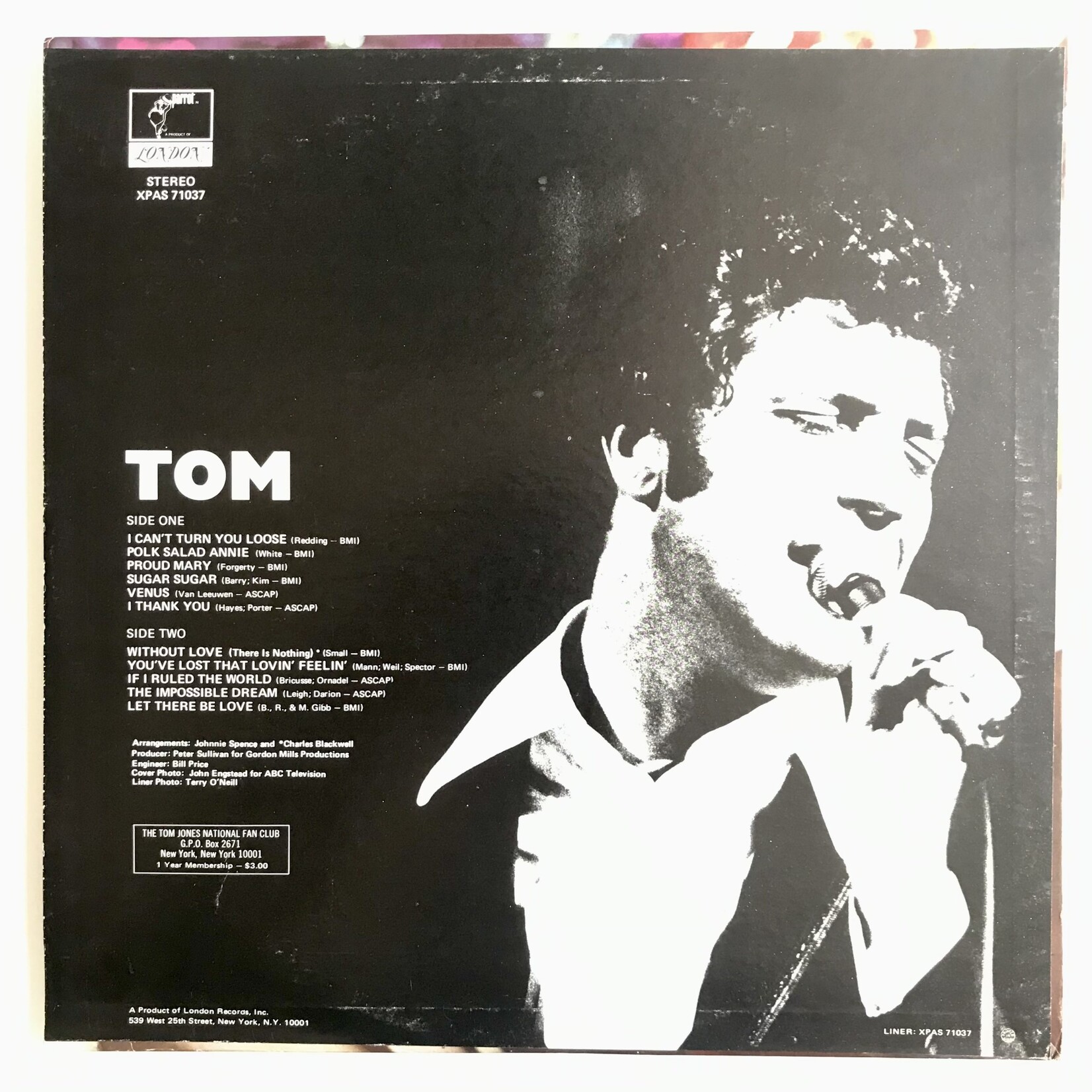 Tom Jones - Tom - Vinyl LP (USED)