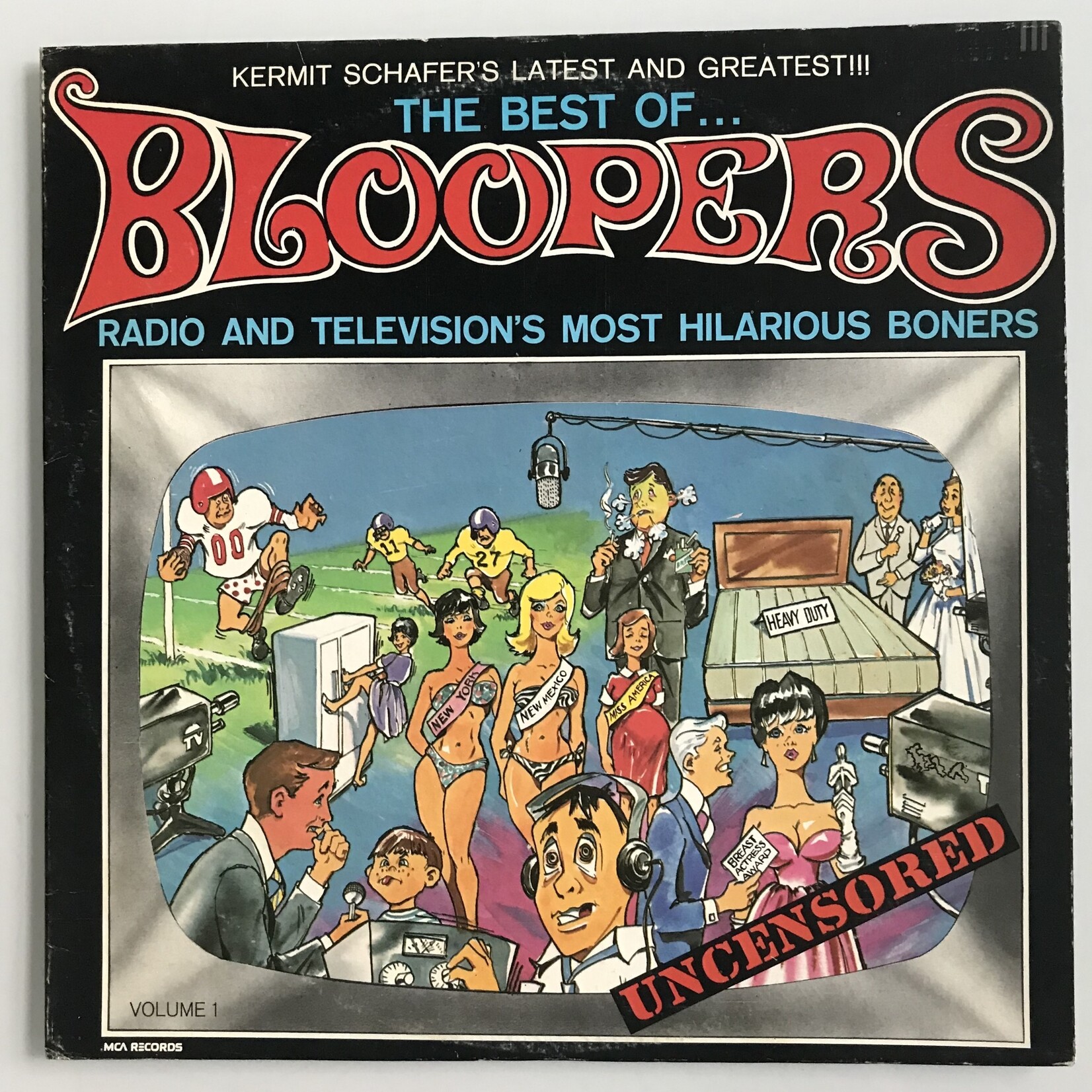 Kermit Schafer - The Best Of Bloopers: Radio And Television’s Most Hilarious Boners Volume 1 - Vinyl LP (USED)
