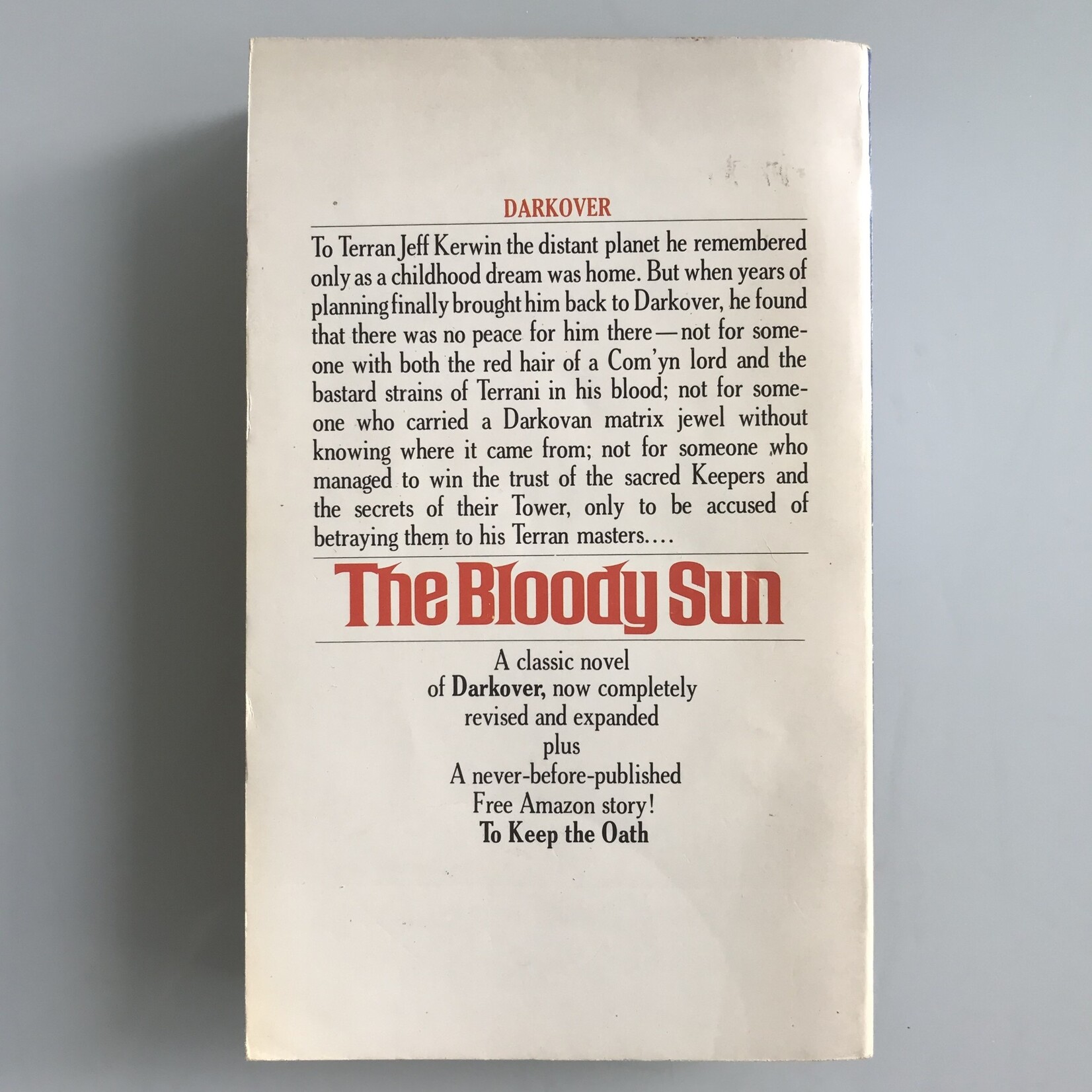 Marcia Zimmer Bradley - Bloody Sun - Paperback (USED)