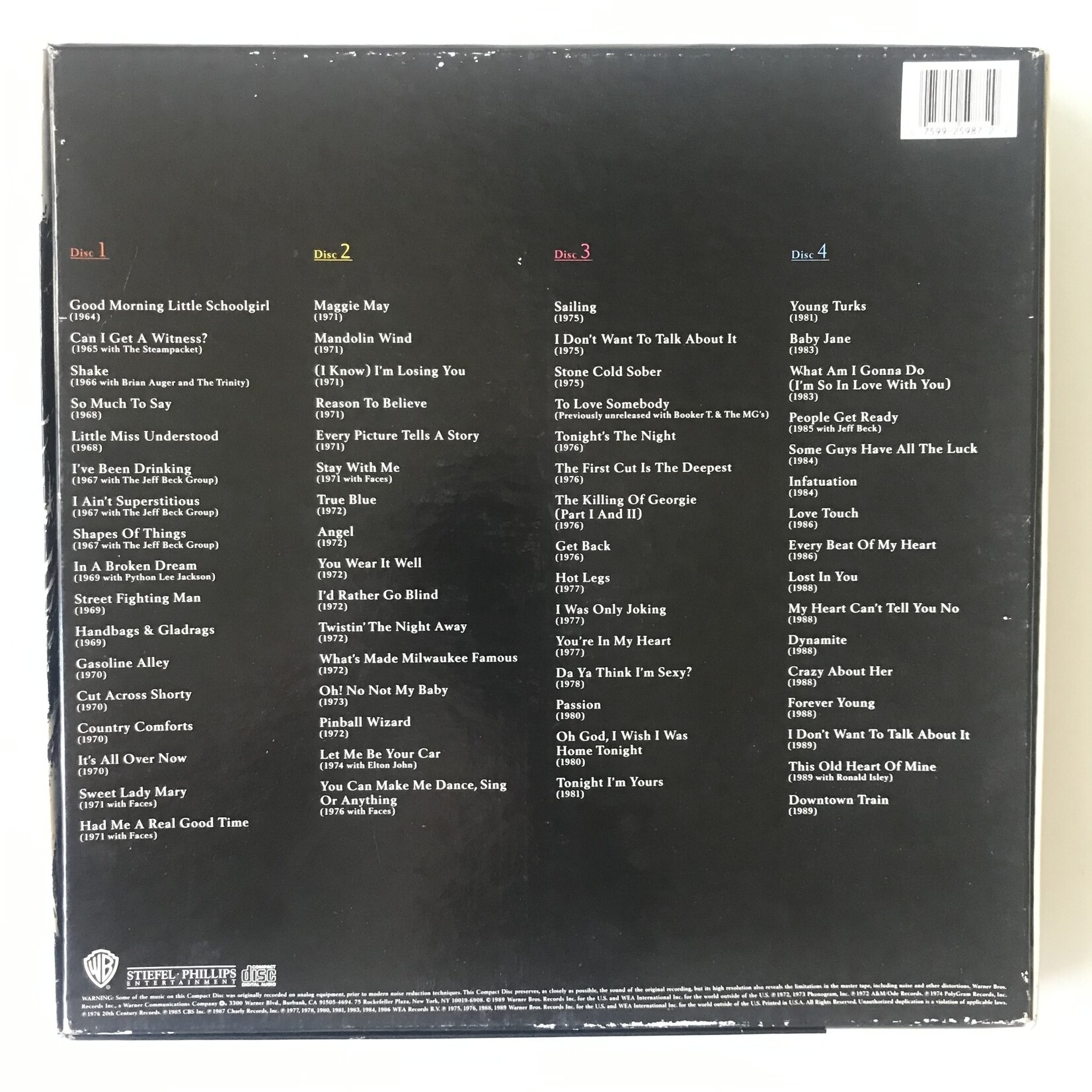 Rod Stewart - Storyteller 1964-1990 - CD Boxset (USED)