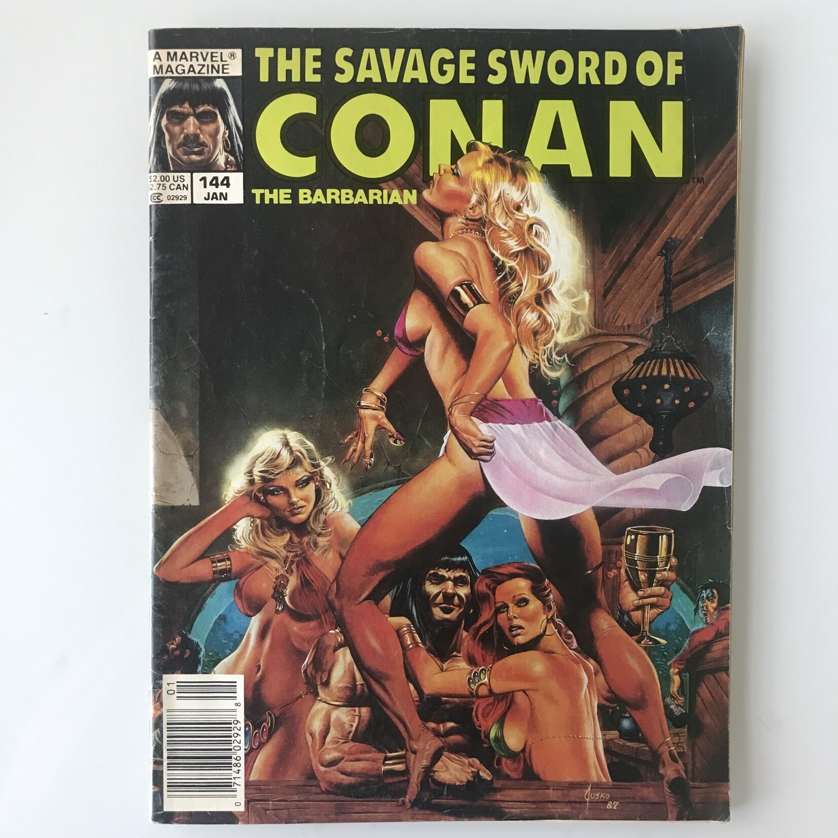 #144 - Savage Sword Of Conan - Comic Book