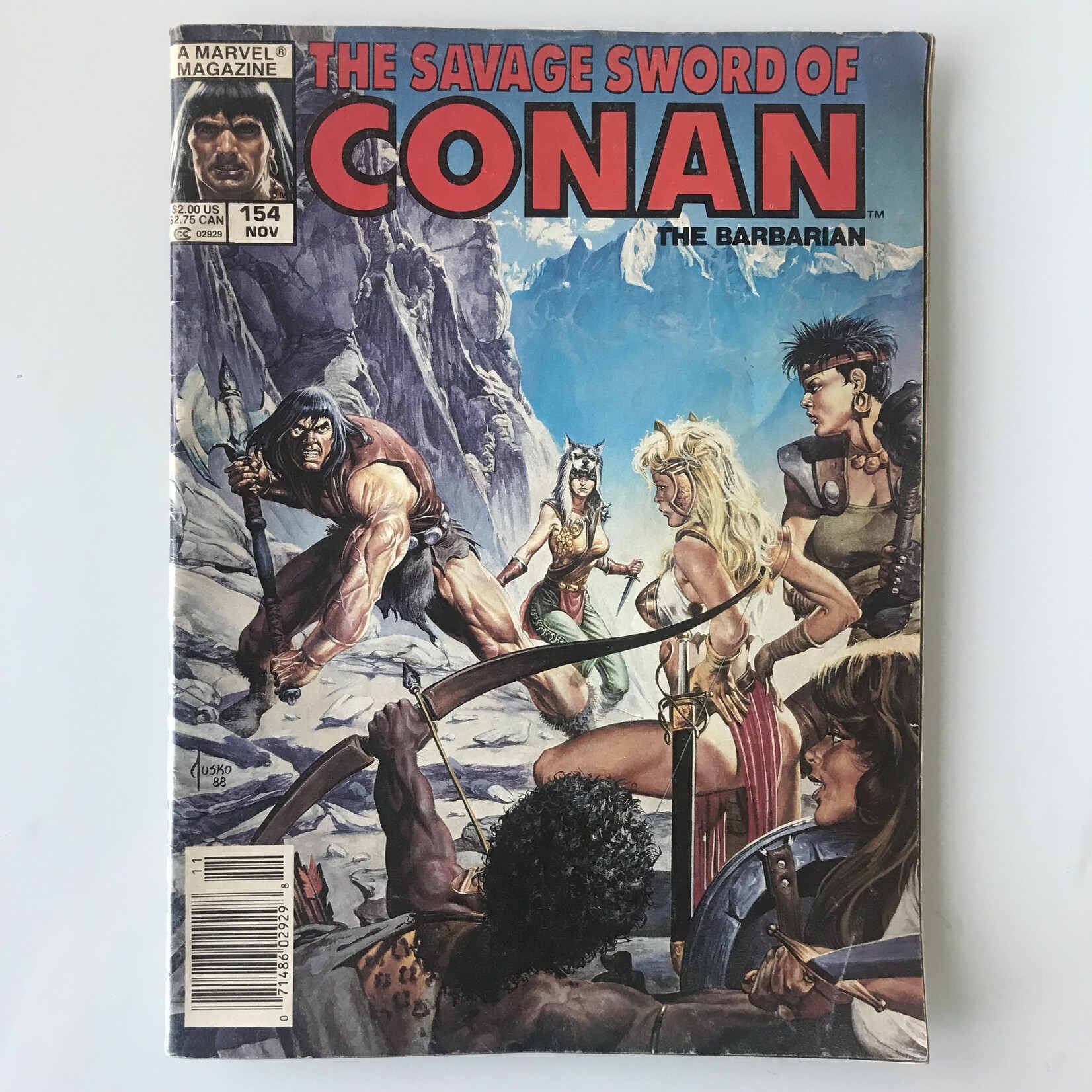 #154 - Savage Sword Of Conan - Comic Book