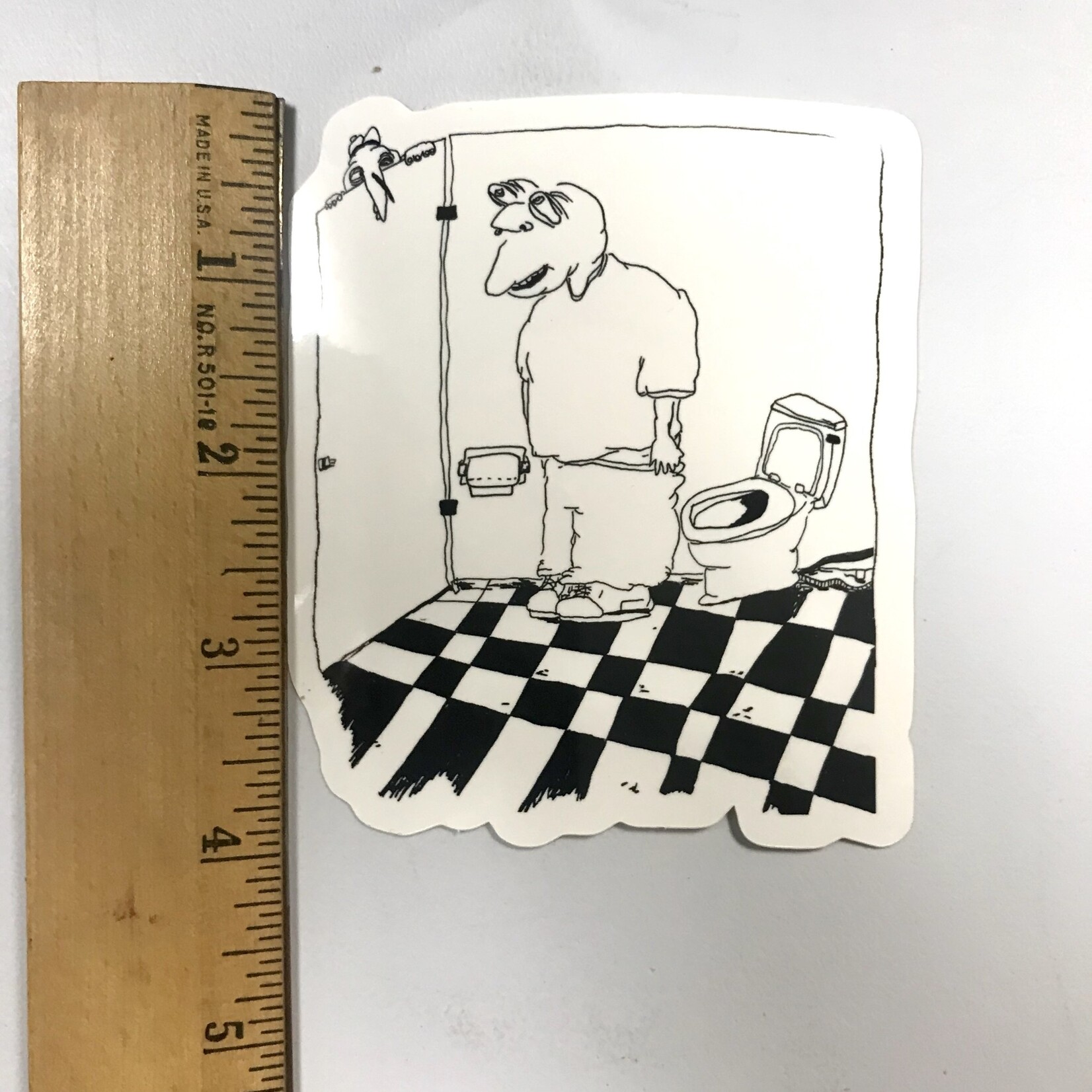 Pictures By Phoenix - Bathroom Stall - Sticker (NEW)