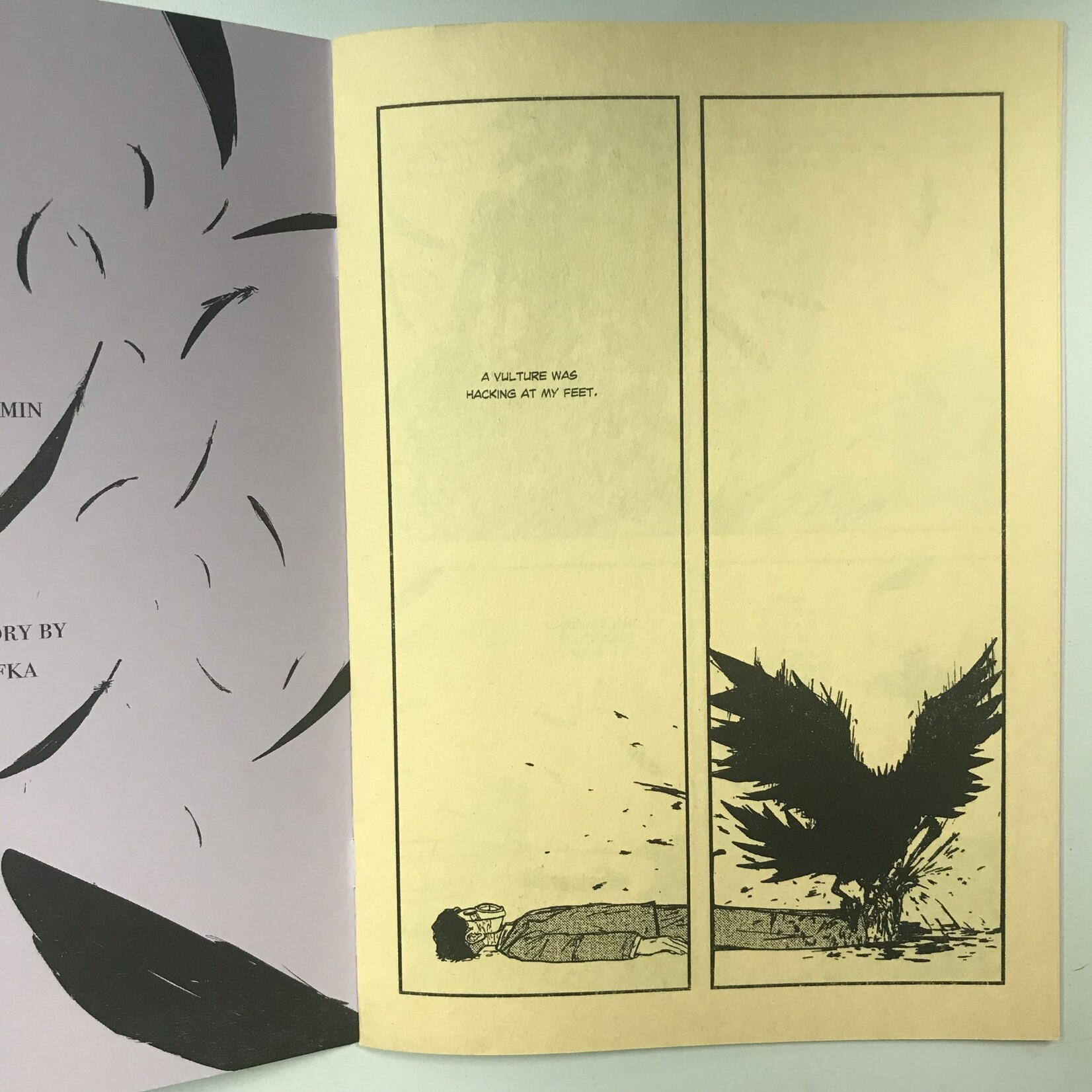 Atom Benjamin - The Vulture (Based On An Original Story By Franz Kafka) - Comic Book 2nd Printing Purple