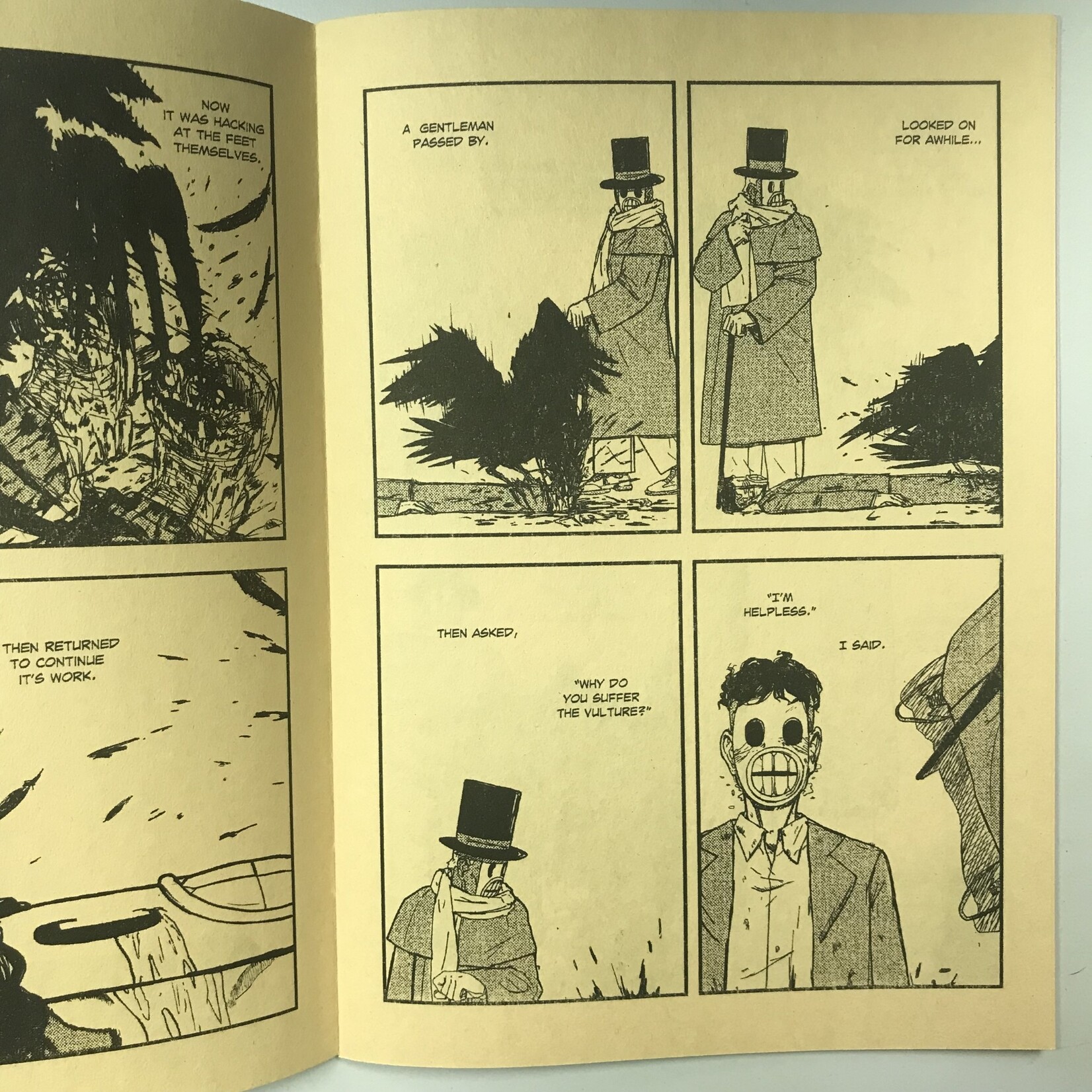 Atom Benjamin - The Vulture (Based On An Original Story By Franz Kafka) - Comic Book 2nd Printing Purple