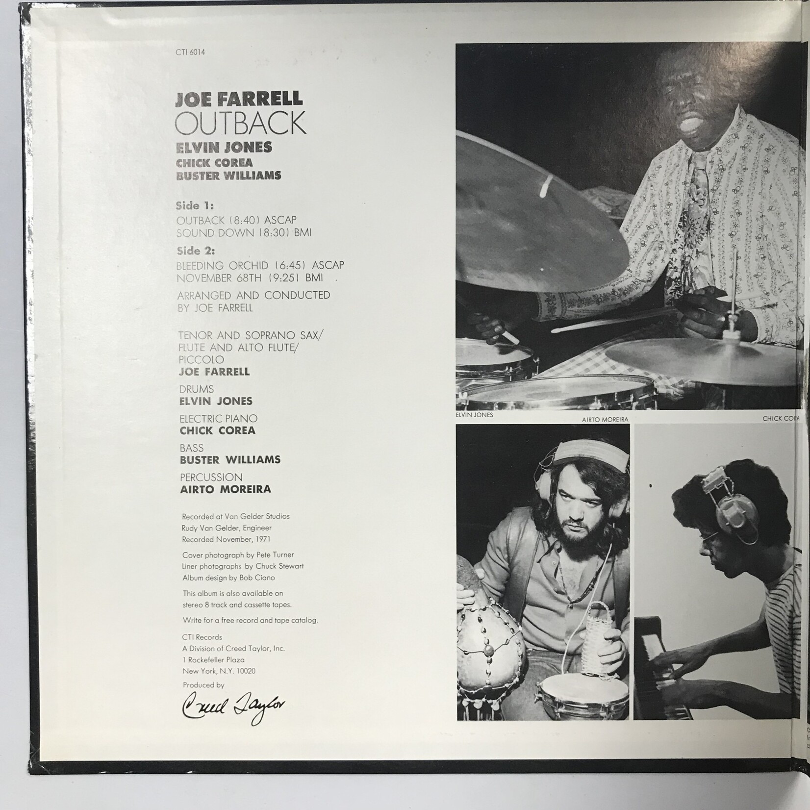 Joe Farrell - Outback - Vinyl LP (USED)