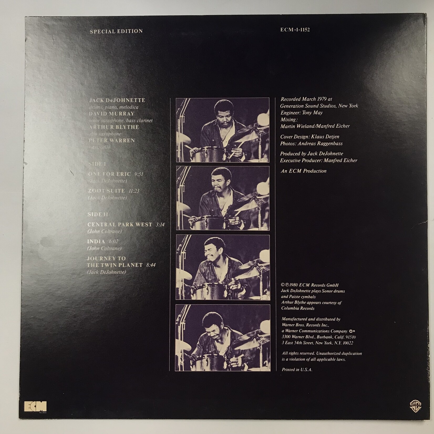 Jack DeJohnnette - Special Edition - Vinyl LP (USED)