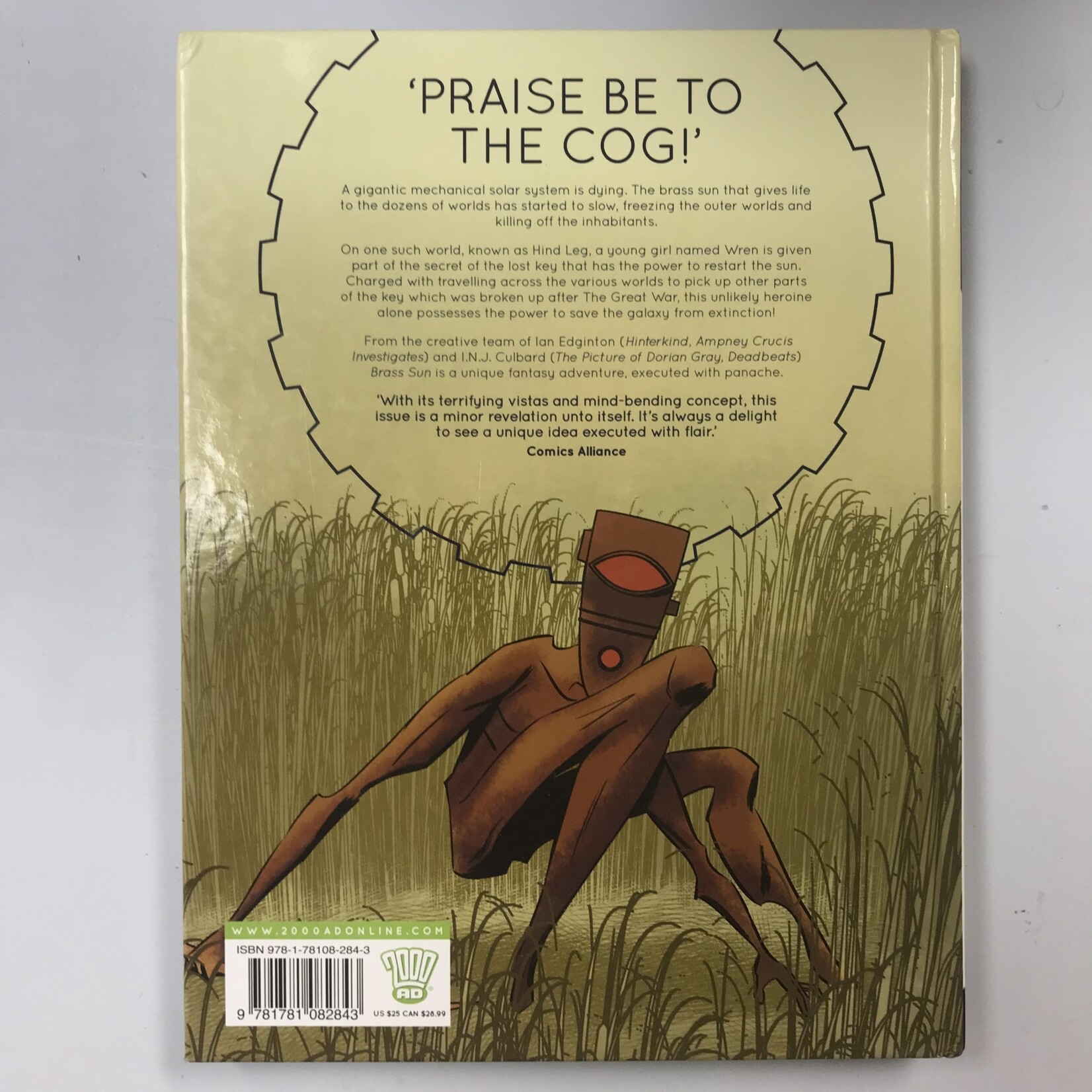 Ian Edginton, I.N.J. Culbard - Brass Sun - Hardback (USED)