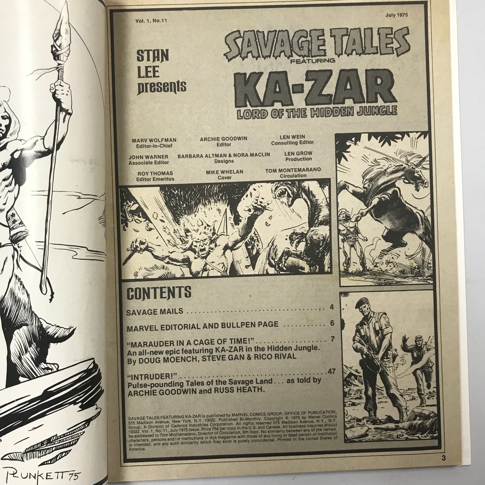 Savage Tales (Ka-Zar) - #11 - Magazine