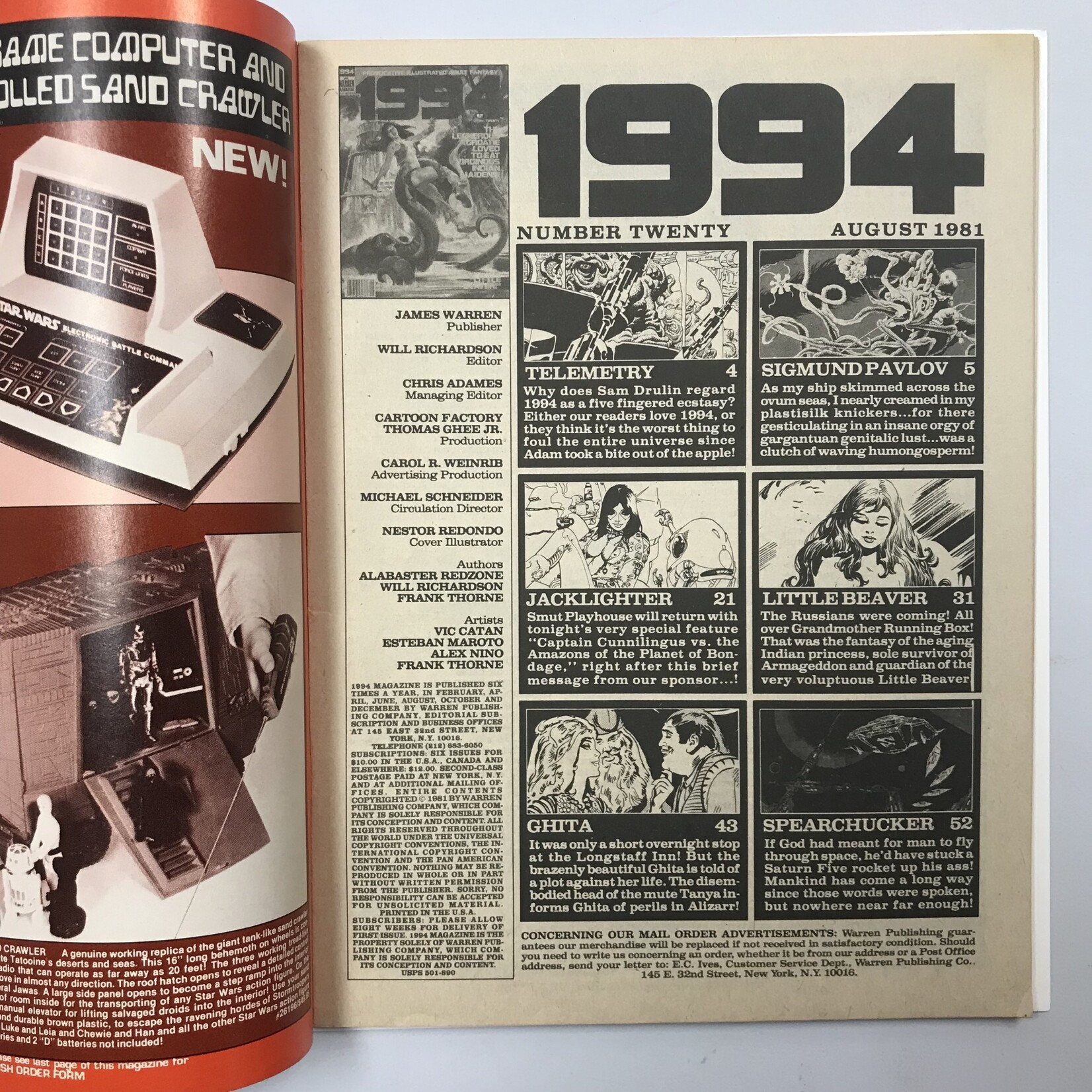 1994 - #20 August 1981 - Magazine (18+)