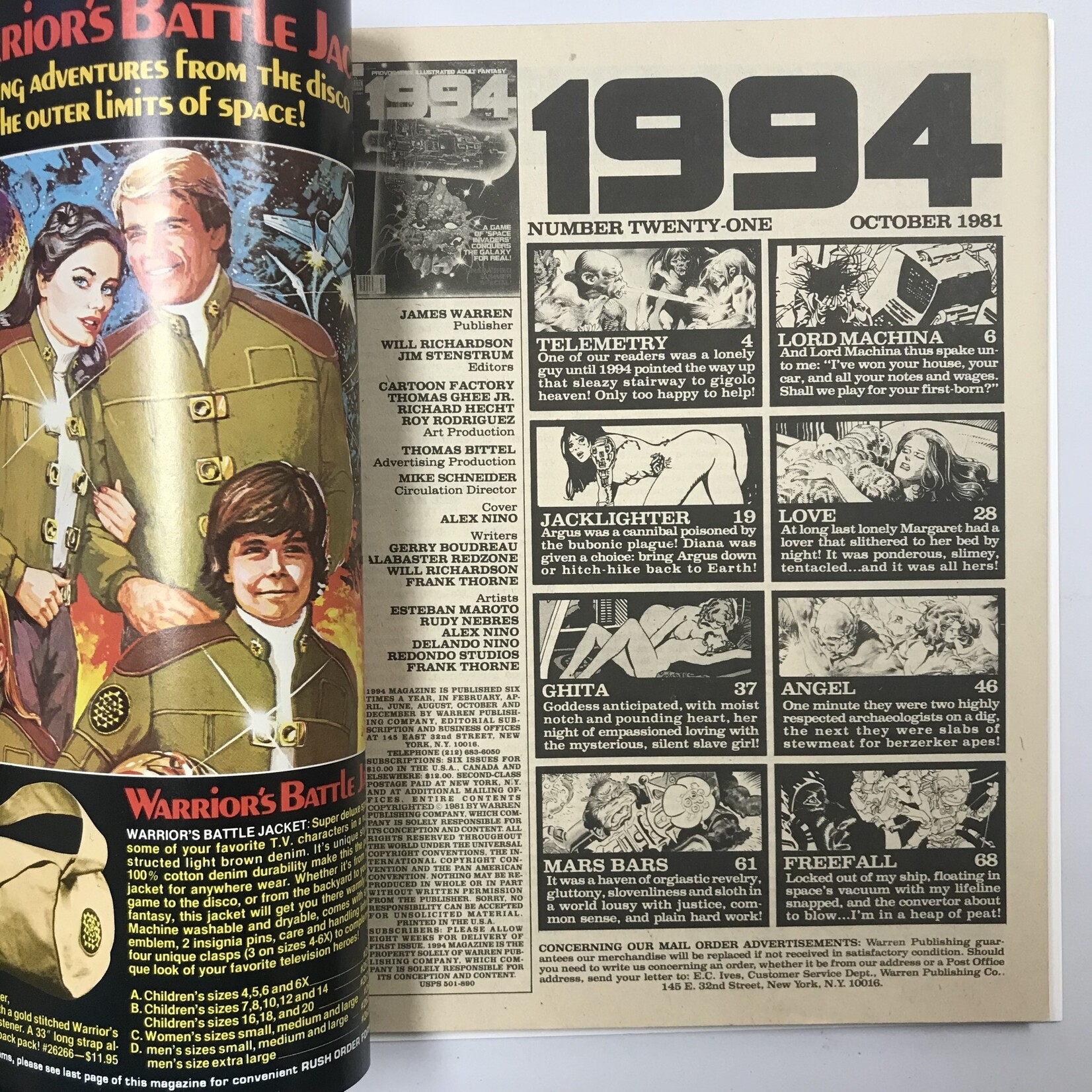 1994 - #21 October 1981 - Magazine (18+)